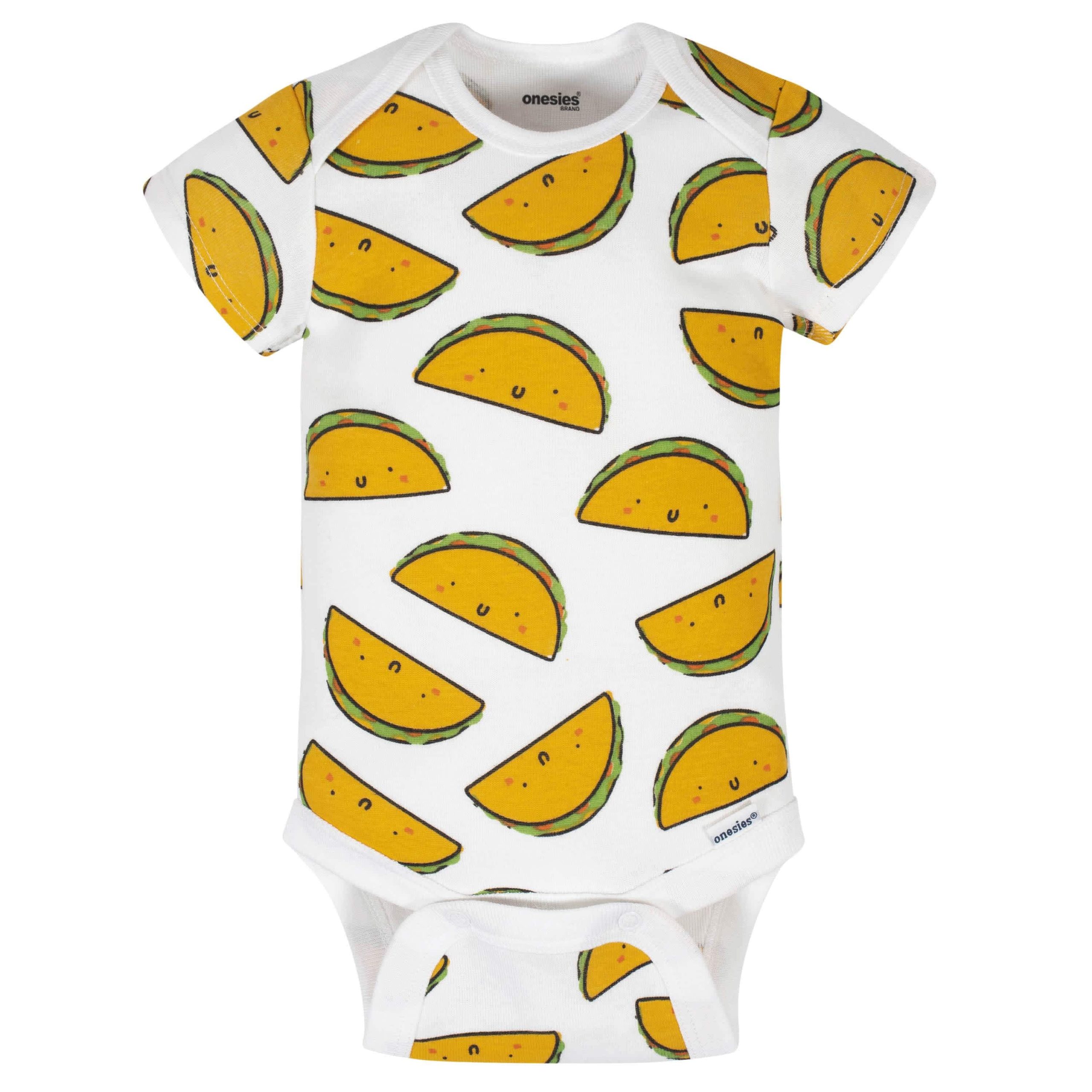 8-Pack Baby Neutral Taco Onesies® Brand Bodysuits - Image 5