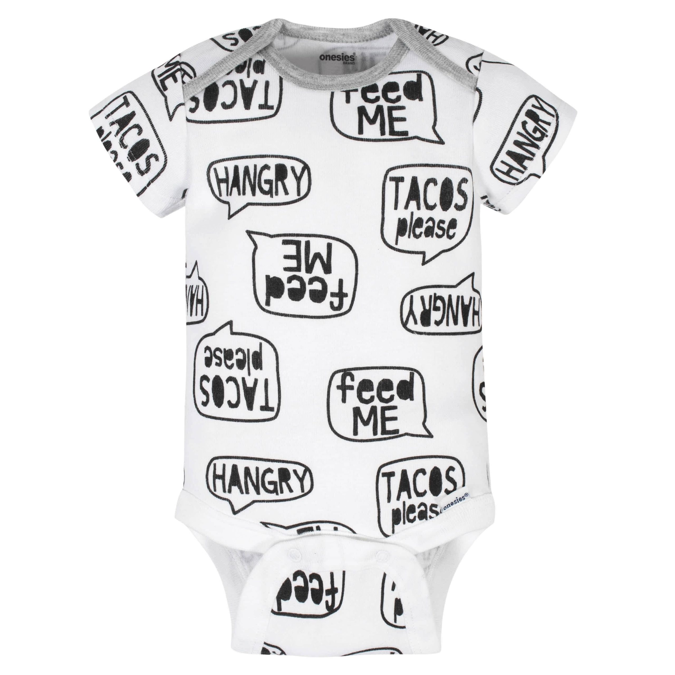 8-Pack Baby Neutral Taco Onesies® Brand Bodysuits - Image 10