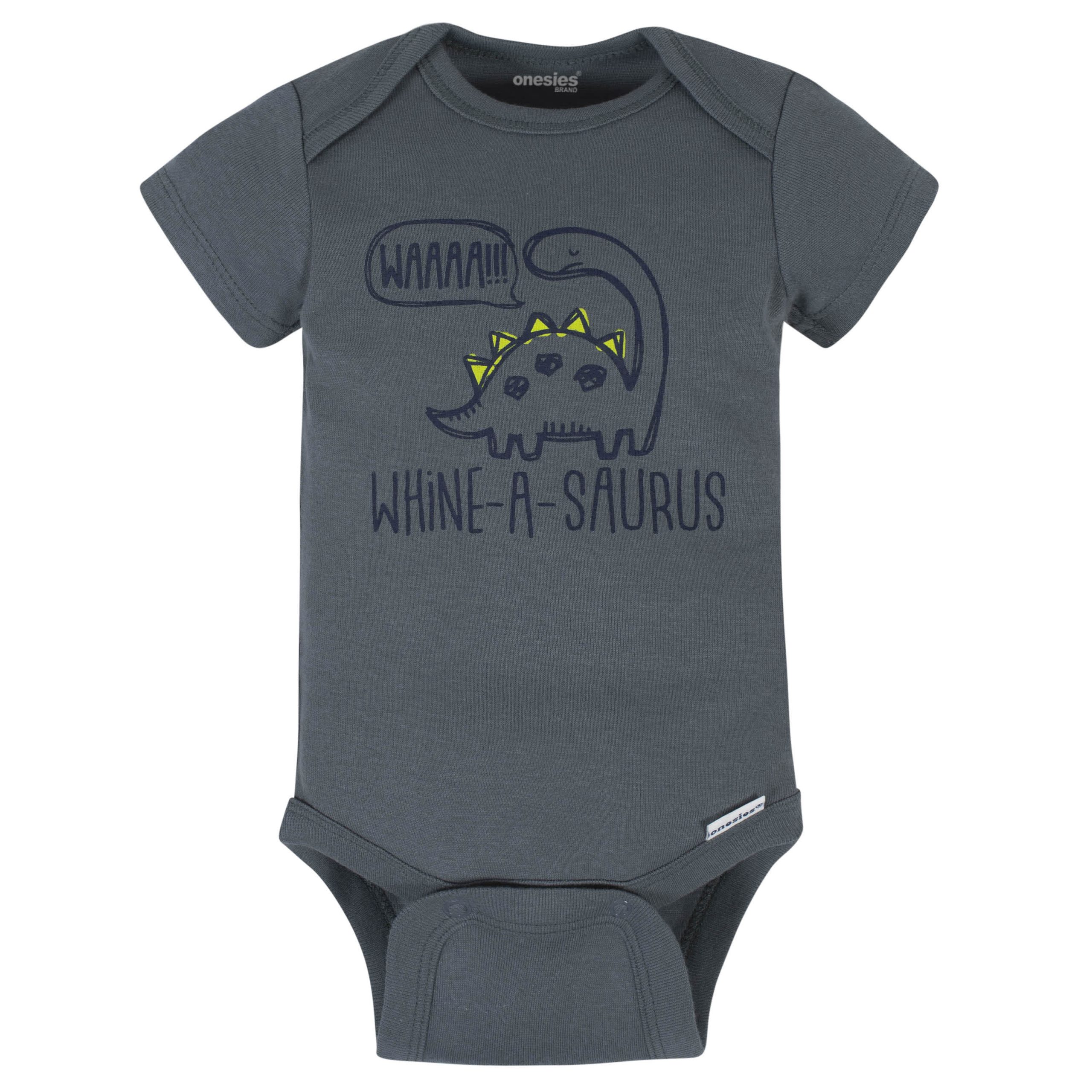 8-Pack Baby Boys Dino Onesies® Brand Bodysuits - Image 5
