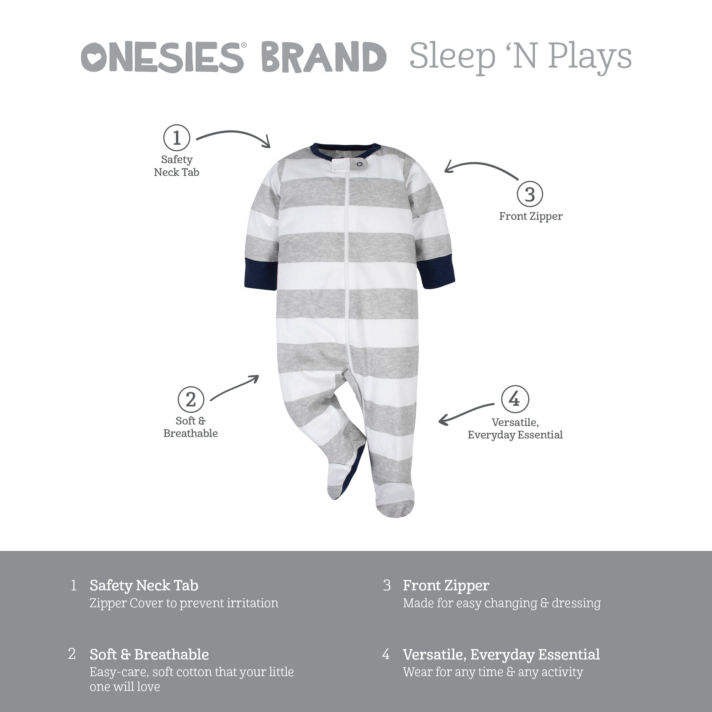 4-Pack Baby Boys Dino Sleep 'N Plays - Image 6