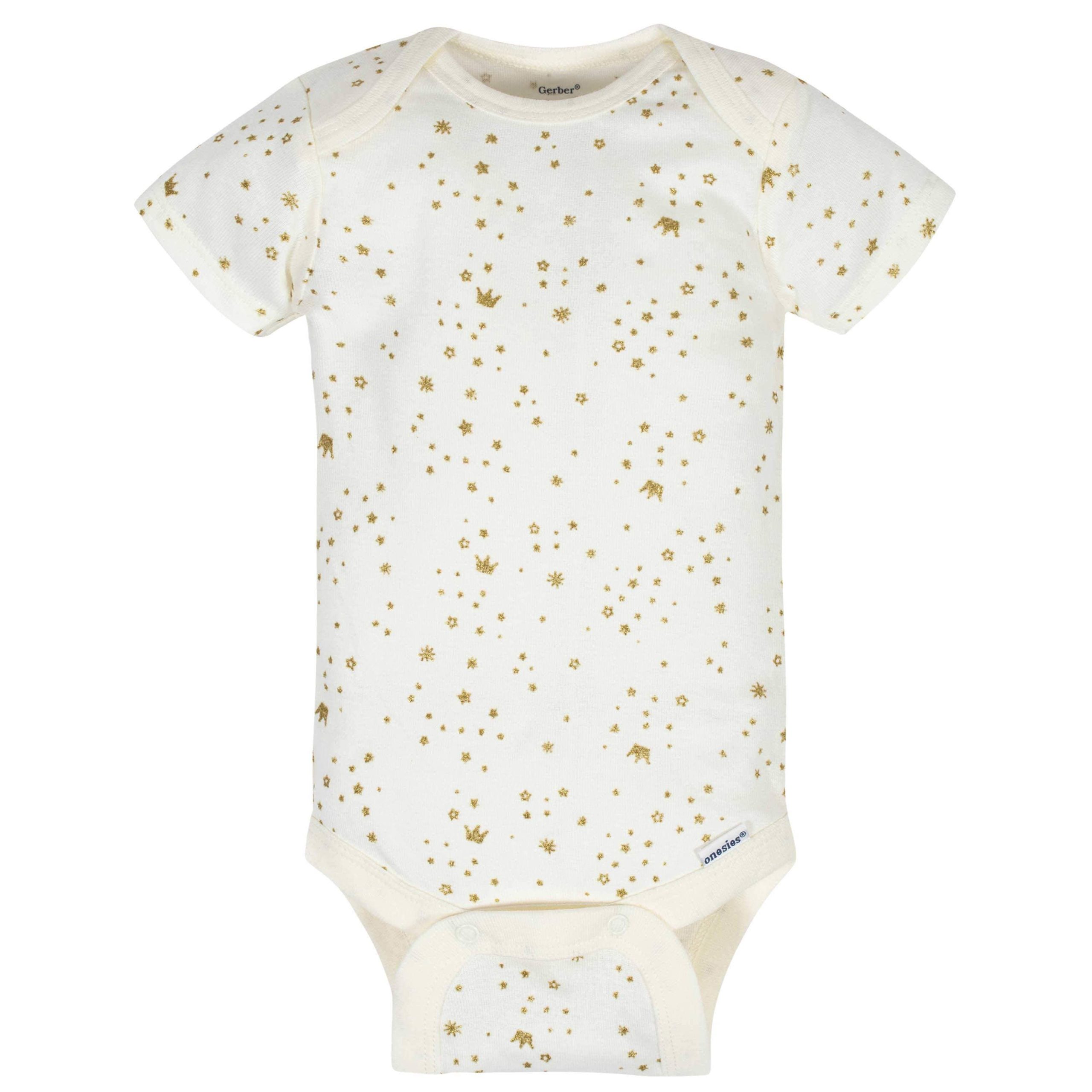 8-Pack Baby Girls Princess Short Sleeve Onesies® Bodysuits - Image 4