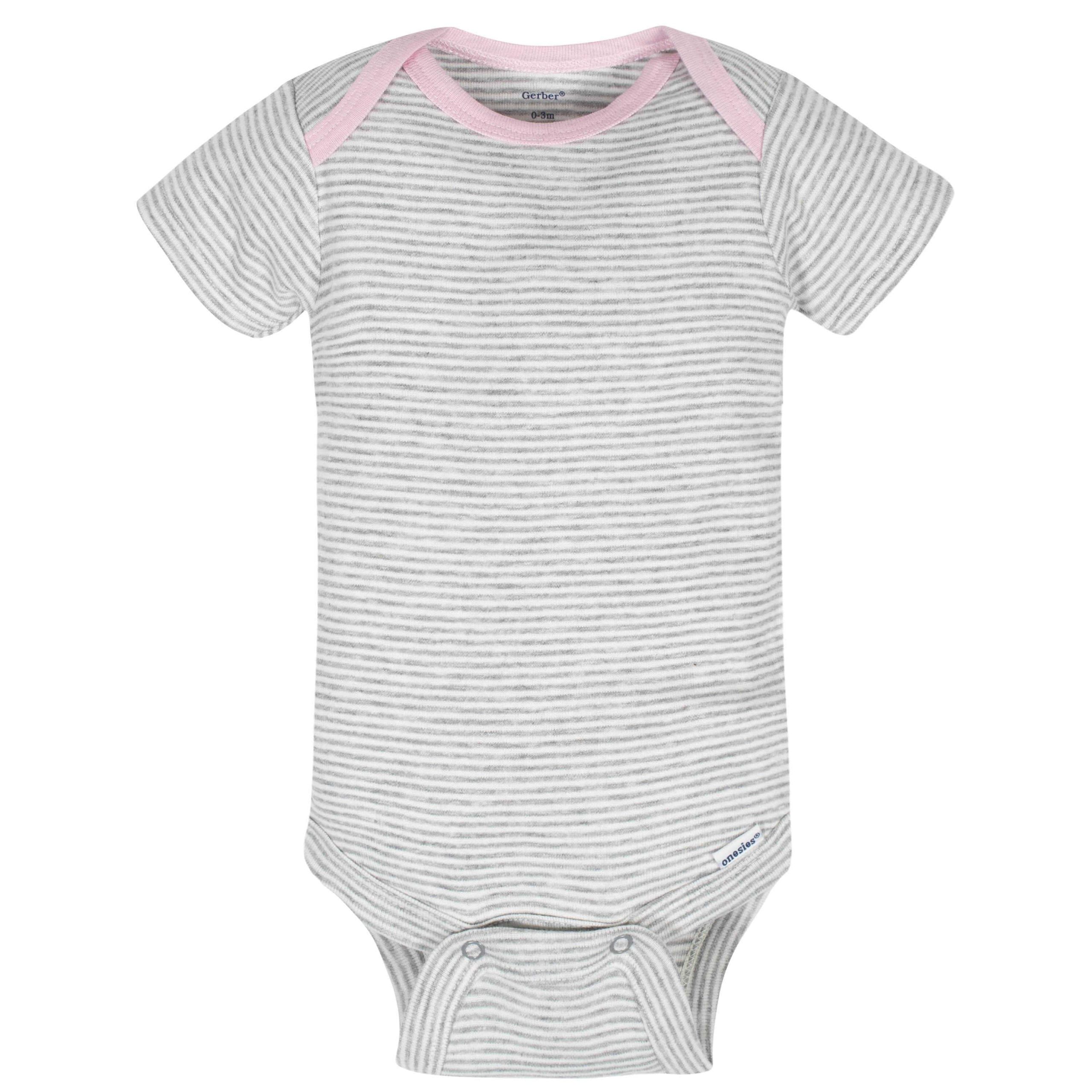8-Pack Baby Girls Princess Short Sleeve Onesies® Bodysuits - Image 6