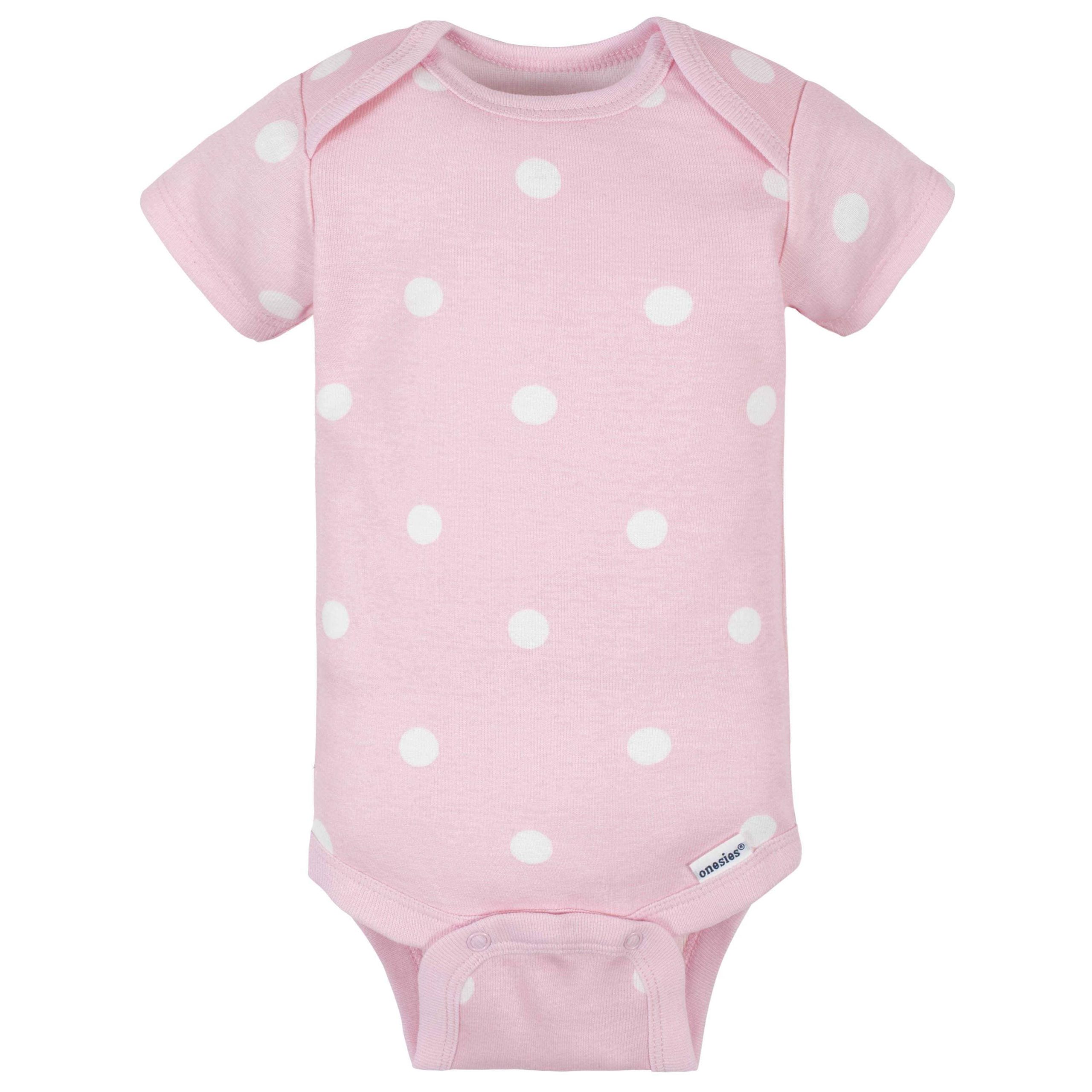 8-Pack Baby Girls Princess Short Sleeve Onesies® Bodysuits - Image 9