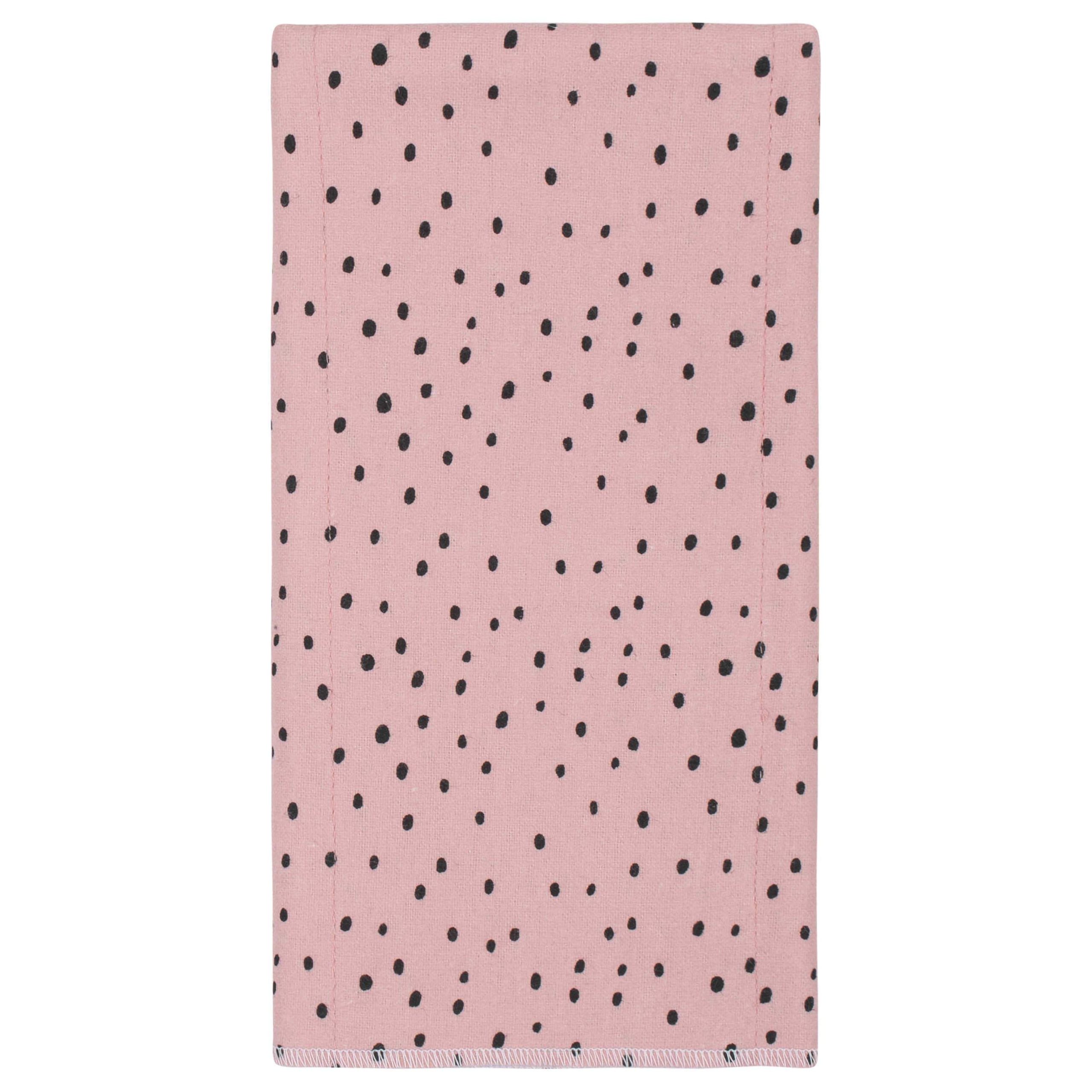 8-Pack Baby Girls Bear Flannel Burp Cloths - Image 2