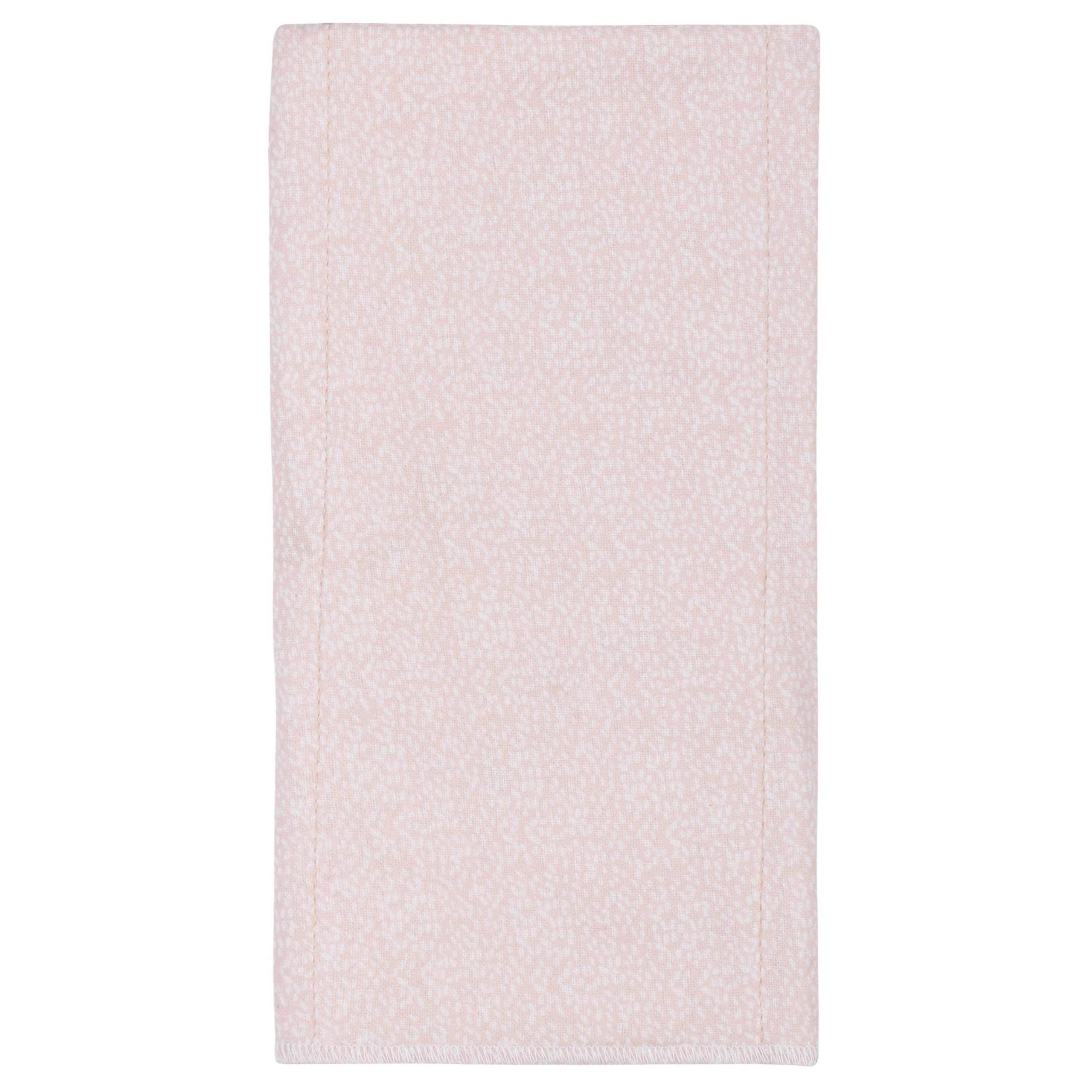 8-Pack Baby Girls Bear Flannel Burp Cloths - Image 4