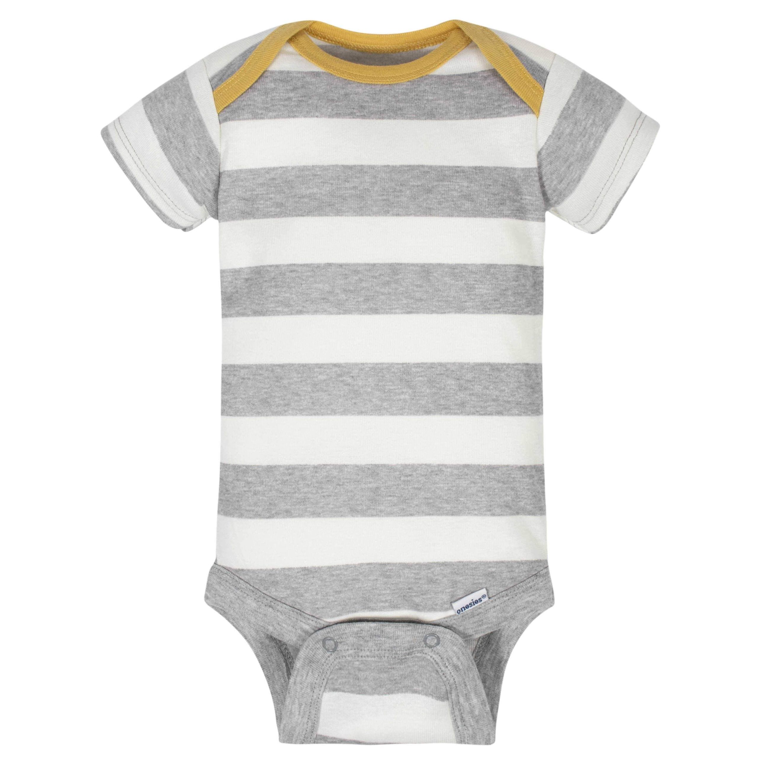 8-Pack Baby Boys Dinosaur Short Sleeve Onesies® Bodysuits - Image 5
