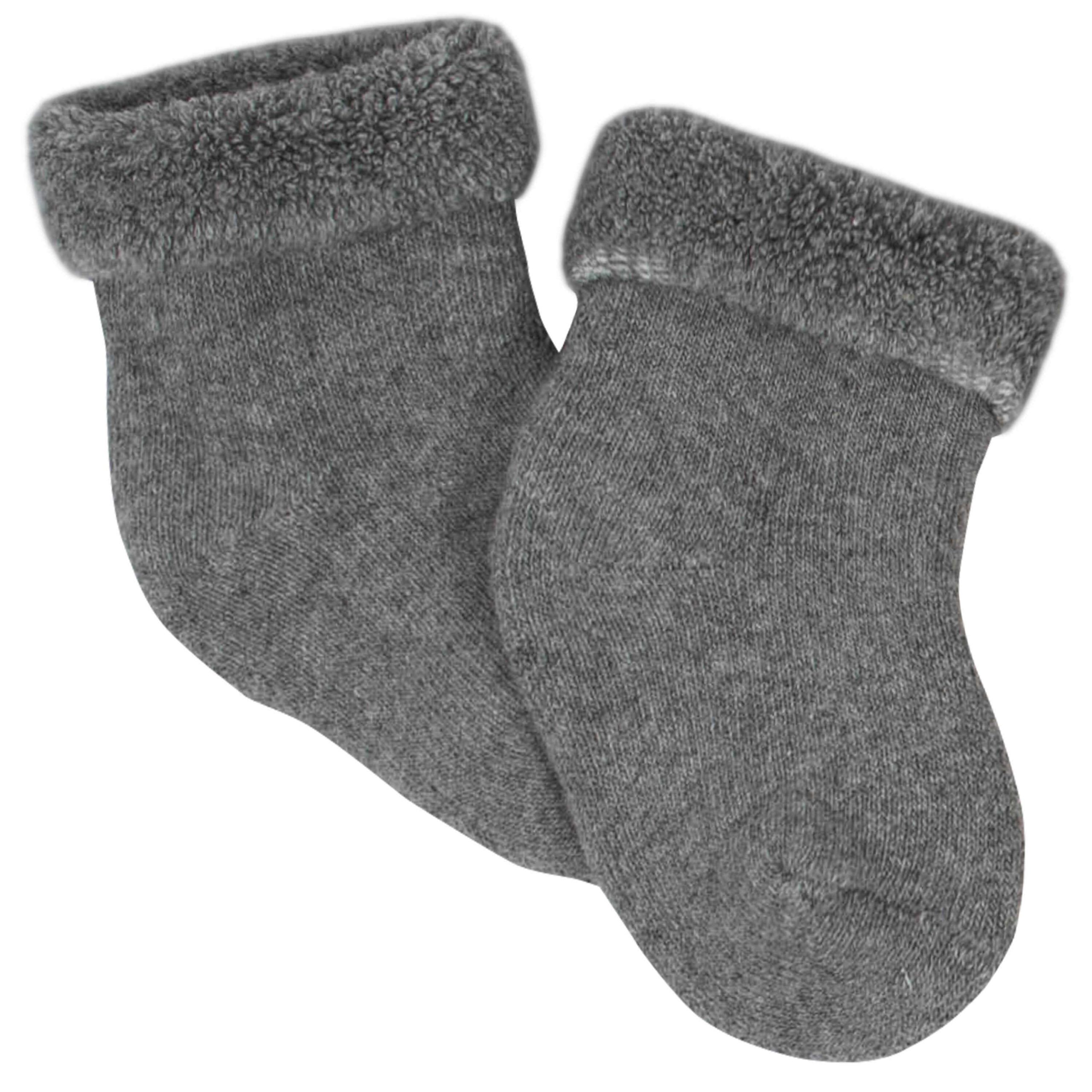 Gerber® 6-Pack Baby Boys Tiger Wiggle-Proof® Terry Bootie Socks - Image 7