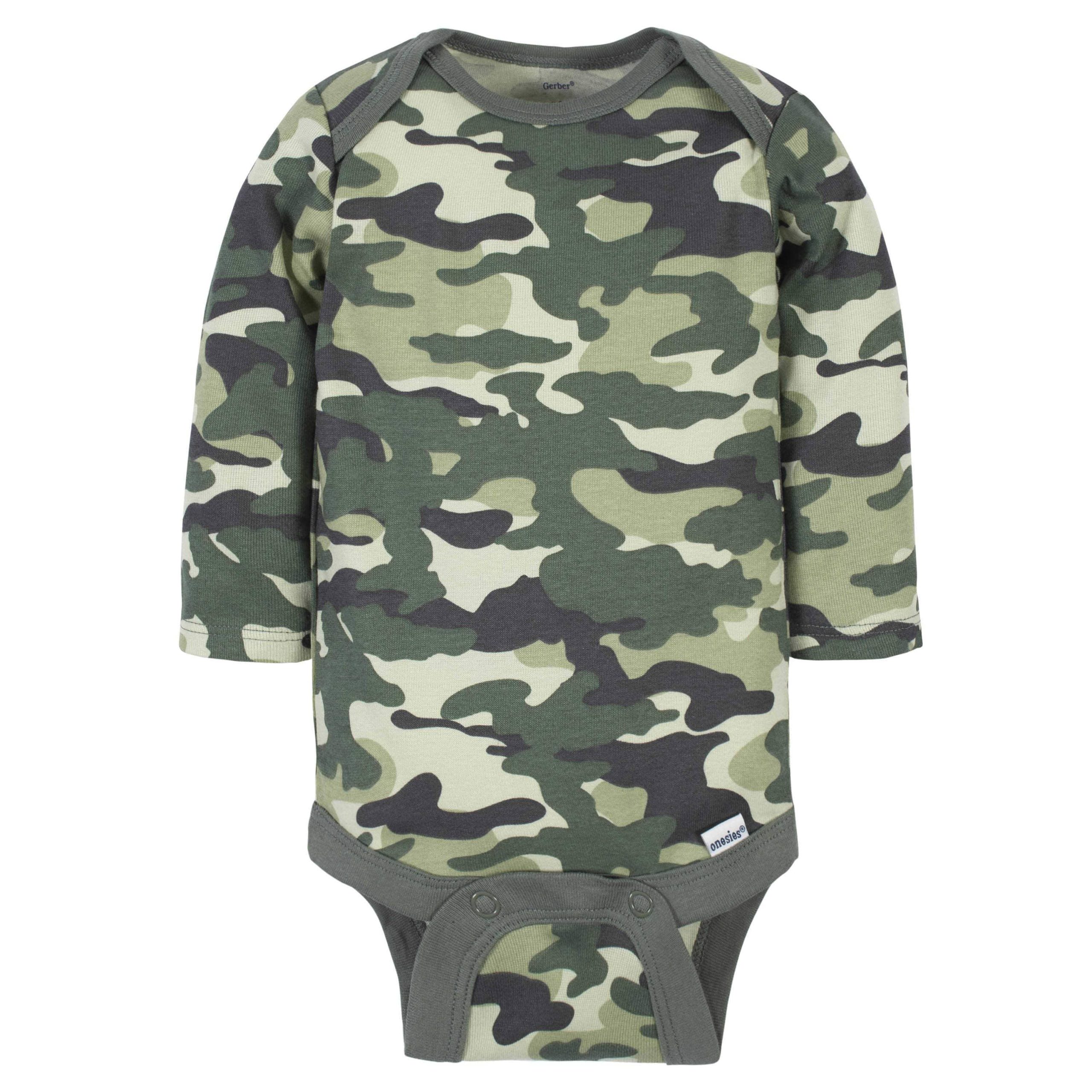 6-Pack Baby Boys Tiger Long Sleeve Onesies® Bodysuits - Image 3