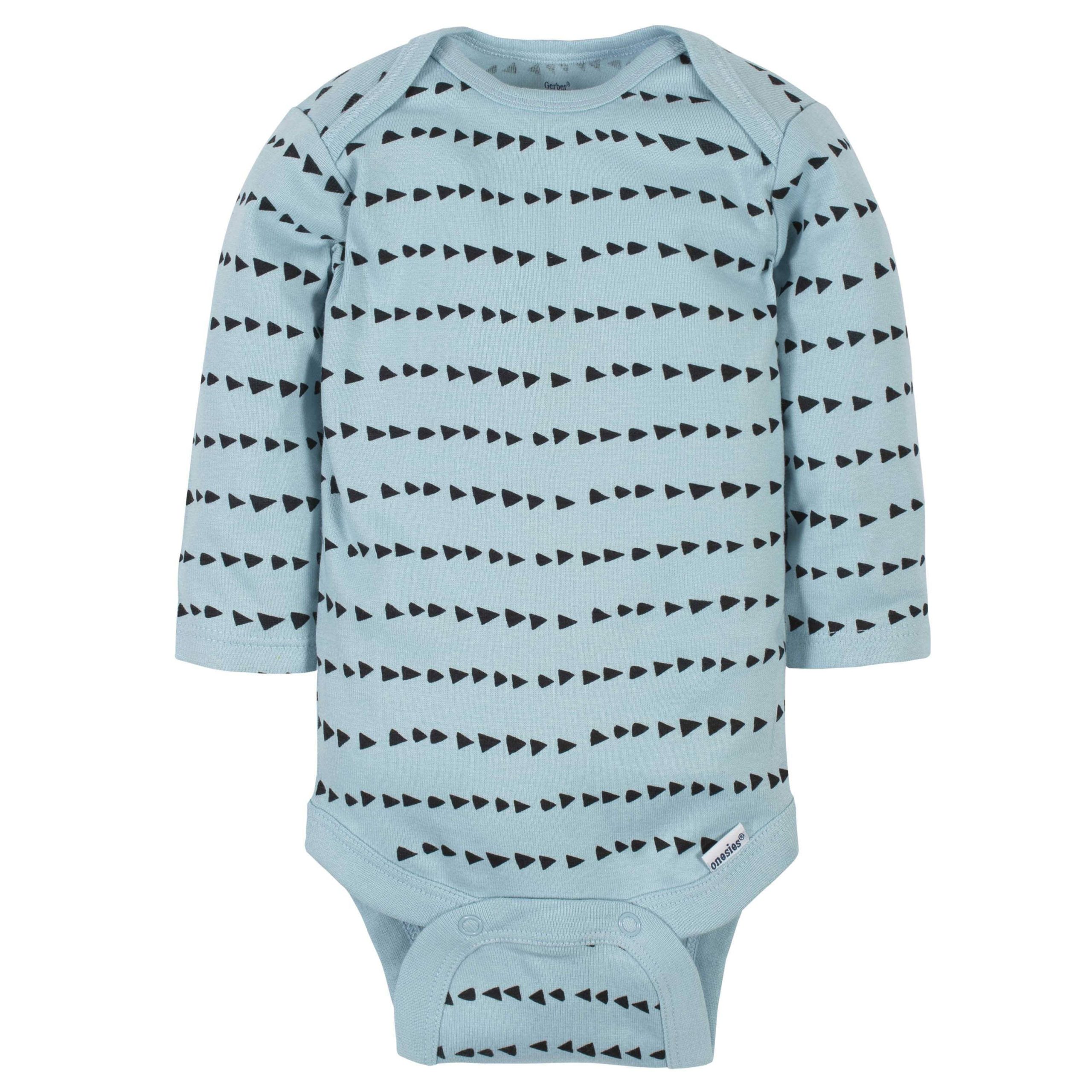 6-Pack Baby Boys Dinosaur Long Sleeve Onesies® Bodysuits - Image 4