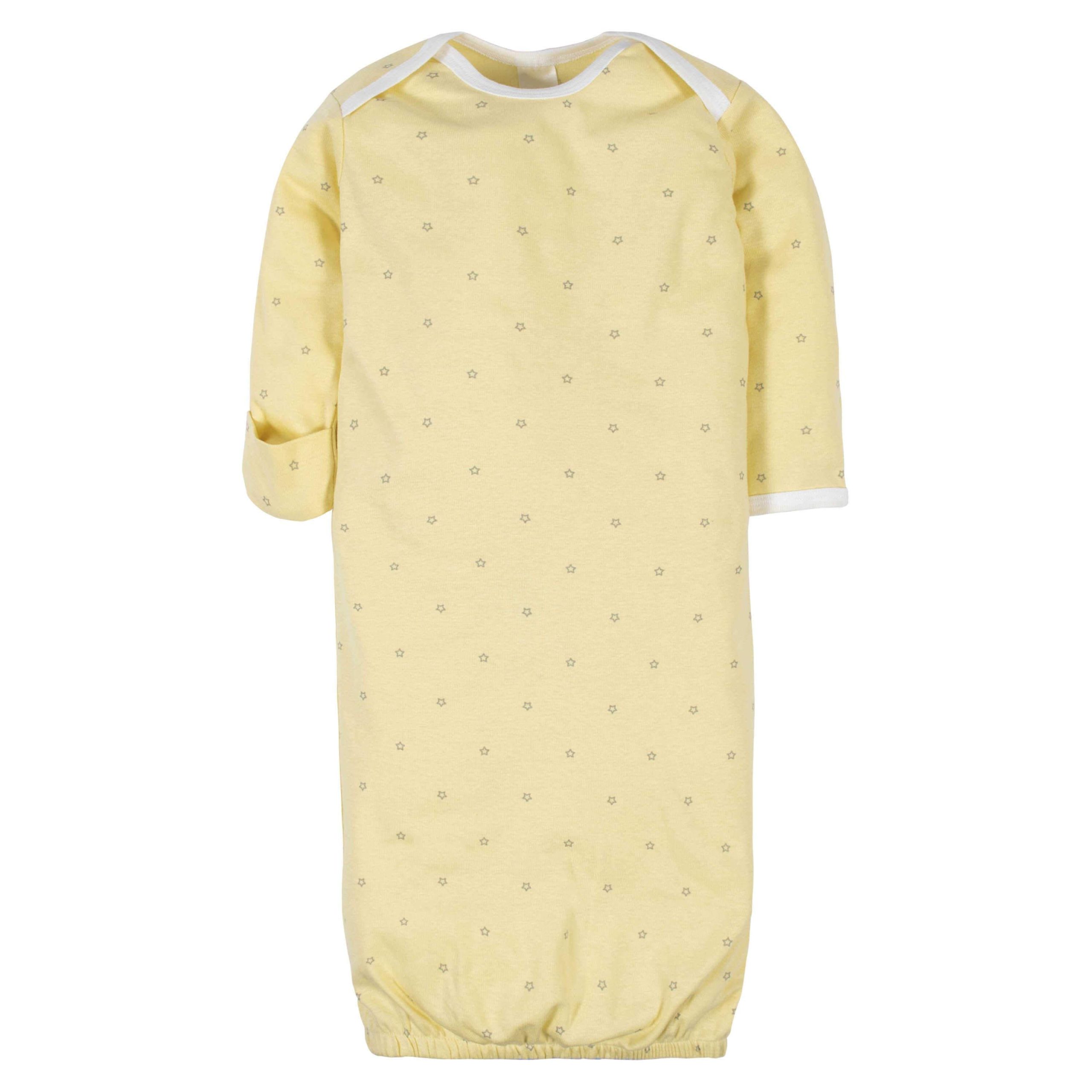 4-Pack Baby Neutral Words Gowns (Preemie) - Image 4