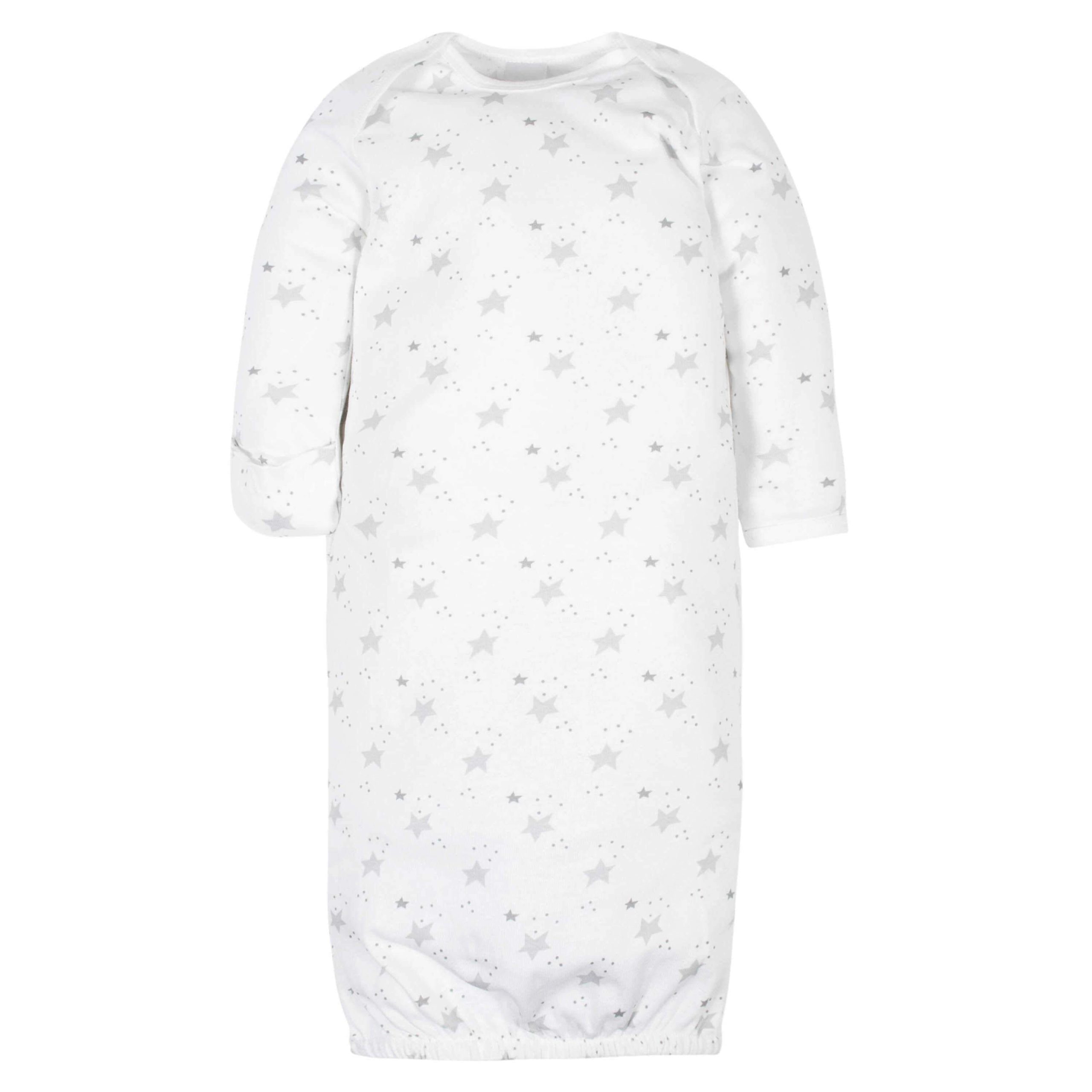 4-Pack Baby Neutral Sheep Gowns - Image 4