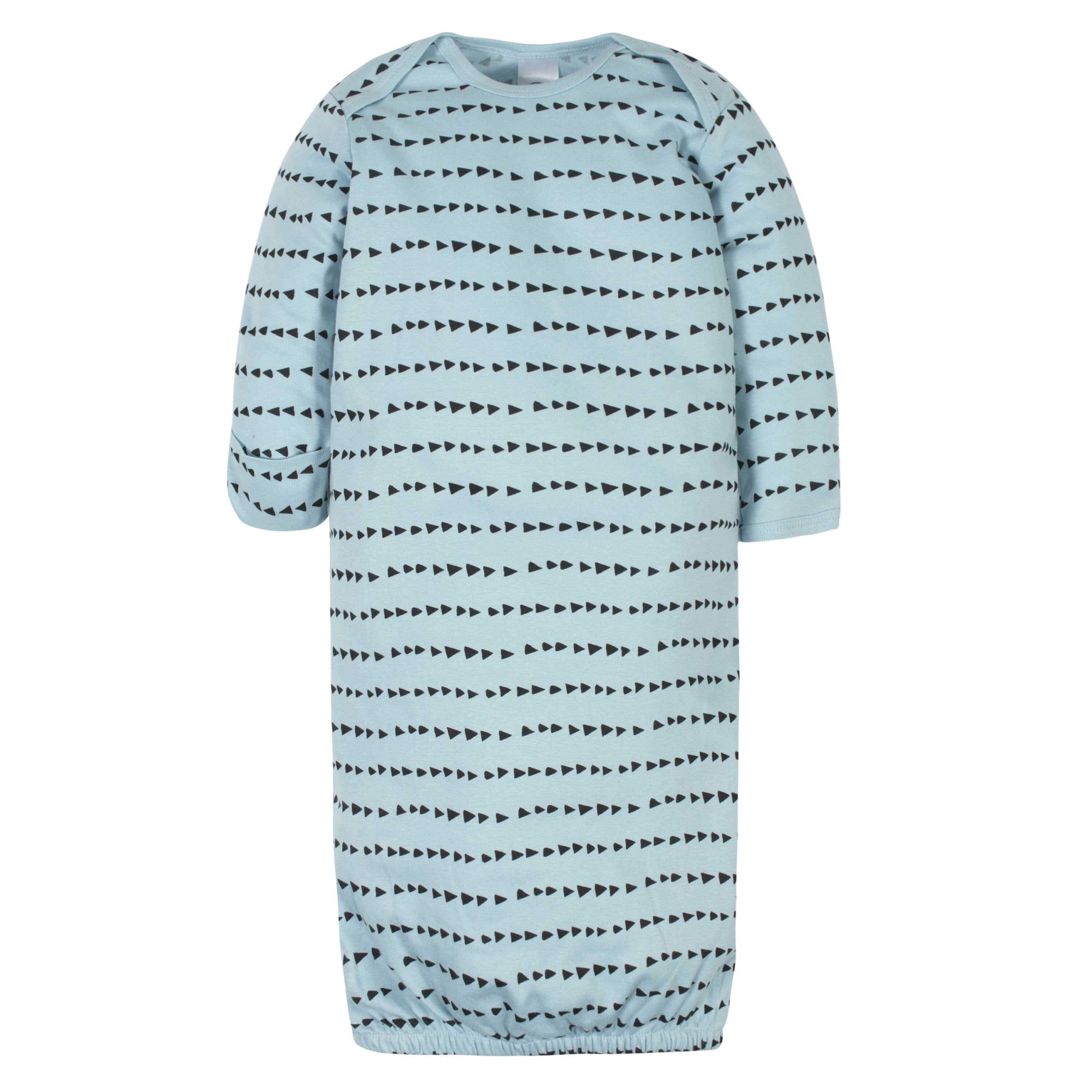 4-Pack Baby Boys Dinosaur Gowns - Image 3