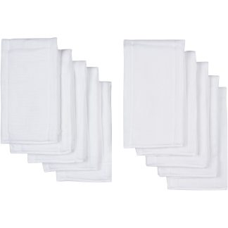 10-Pack Prefold Gauze Diaper with Pad