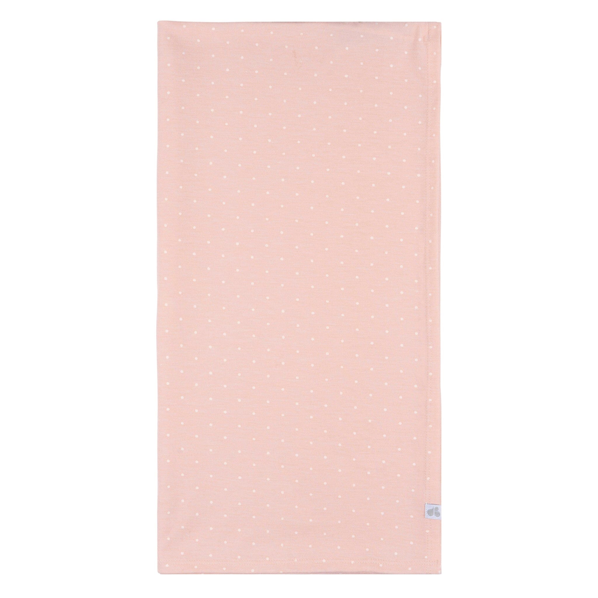 2-Piece Baby Girls Pink Floral Swaddle Blanket & Headband Set - Image 3