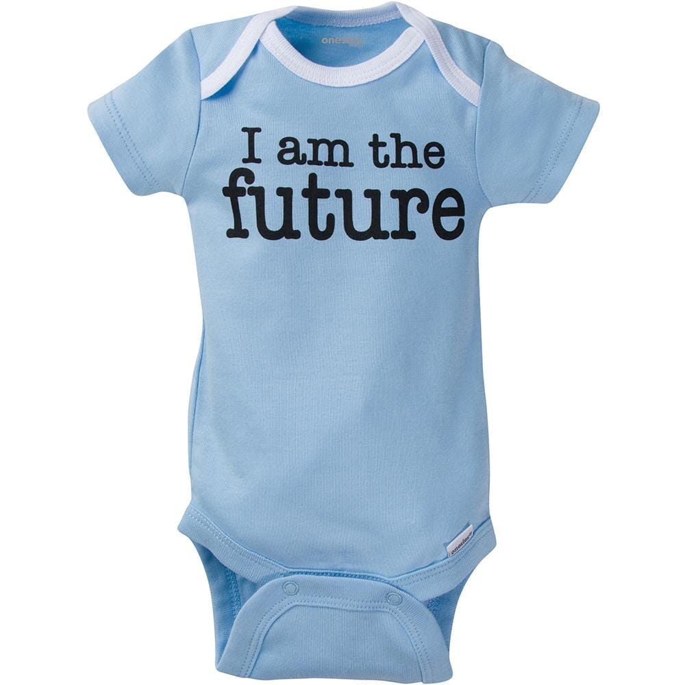 8-Pack Baby Neutral Short Sleeve Onesies® Brand Bodysuits - Image 2