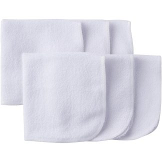 6-Pack White Terry Washcloths