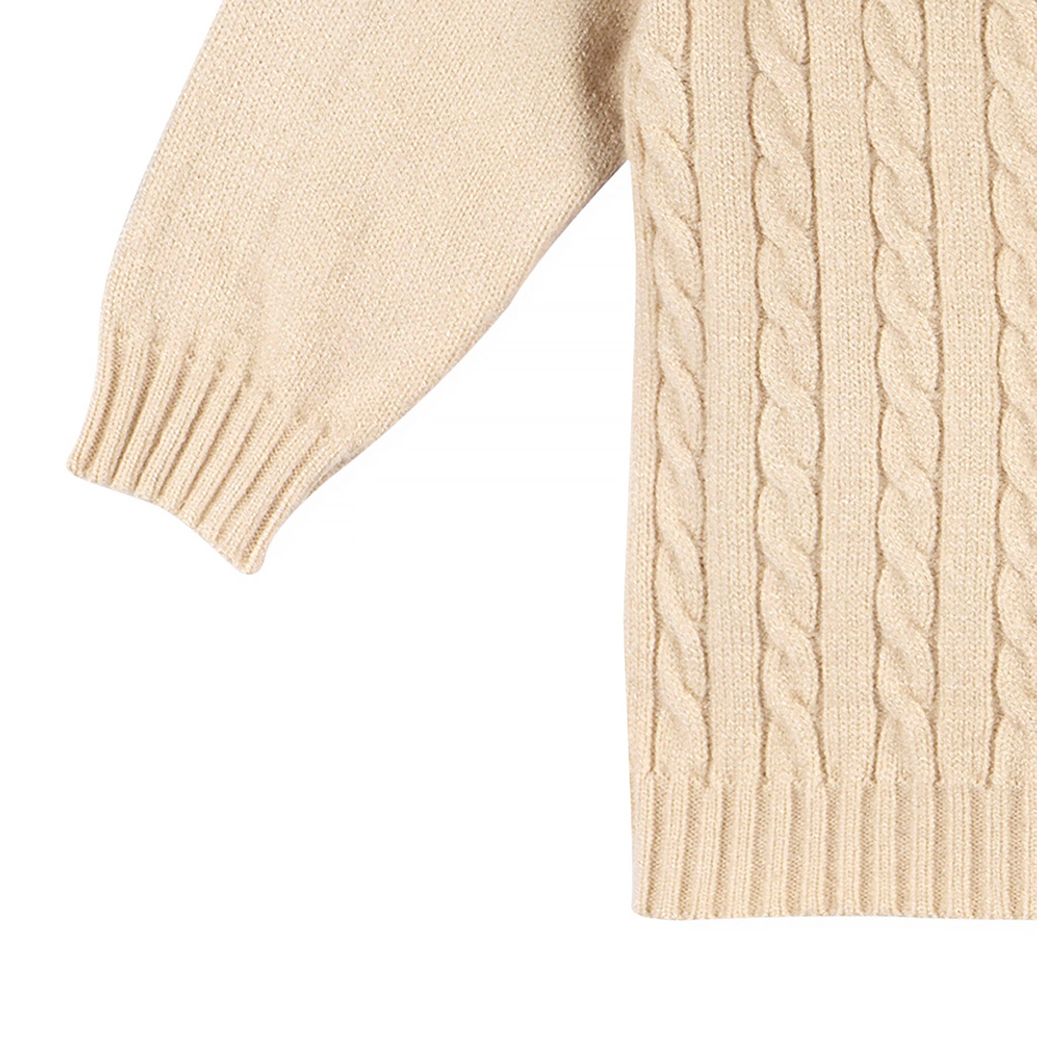 2-Piece Baby Neutral Tan Sweater Knit Set - Image 9