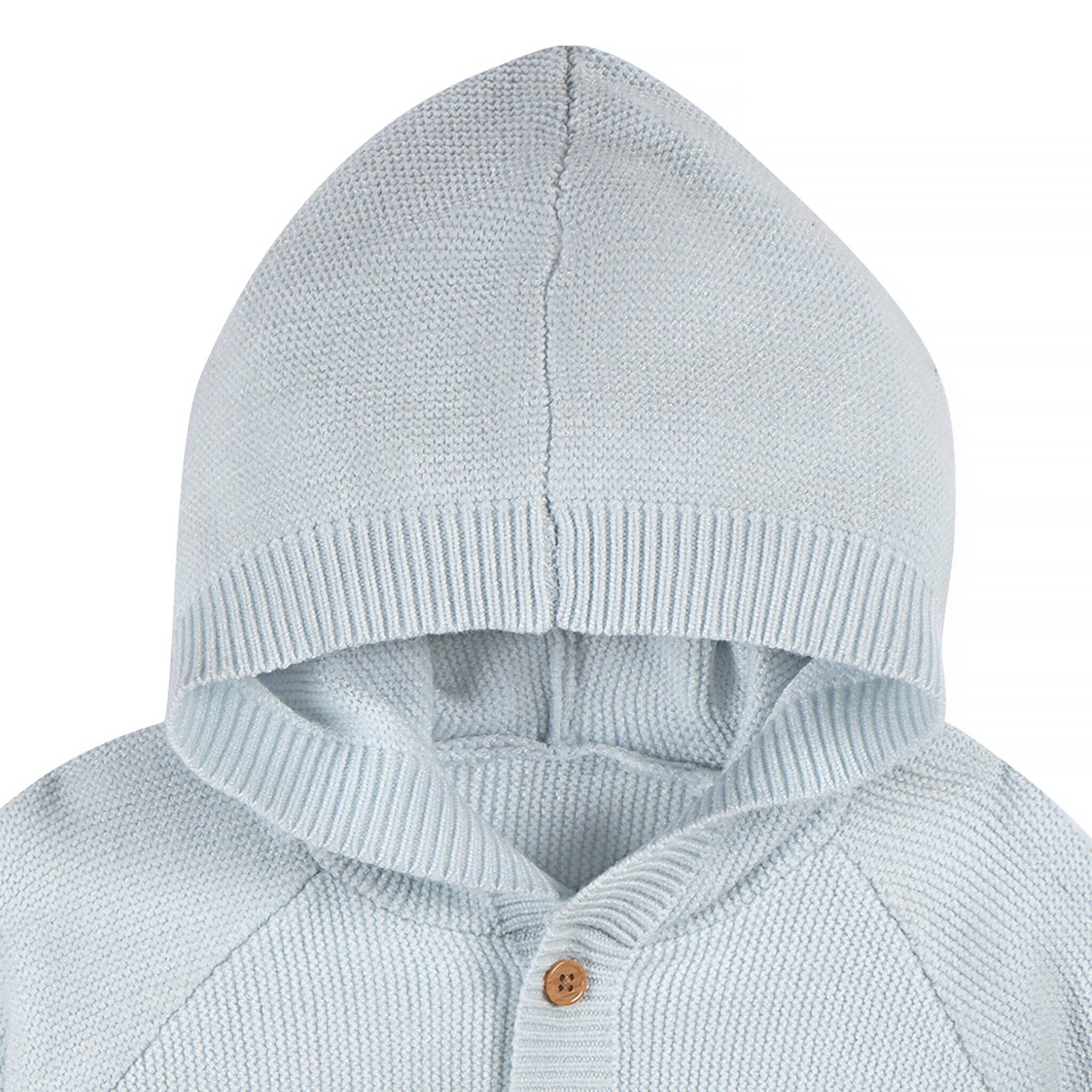 2-Piece Baby Boys Blue Sweater Knit Set - Image 10