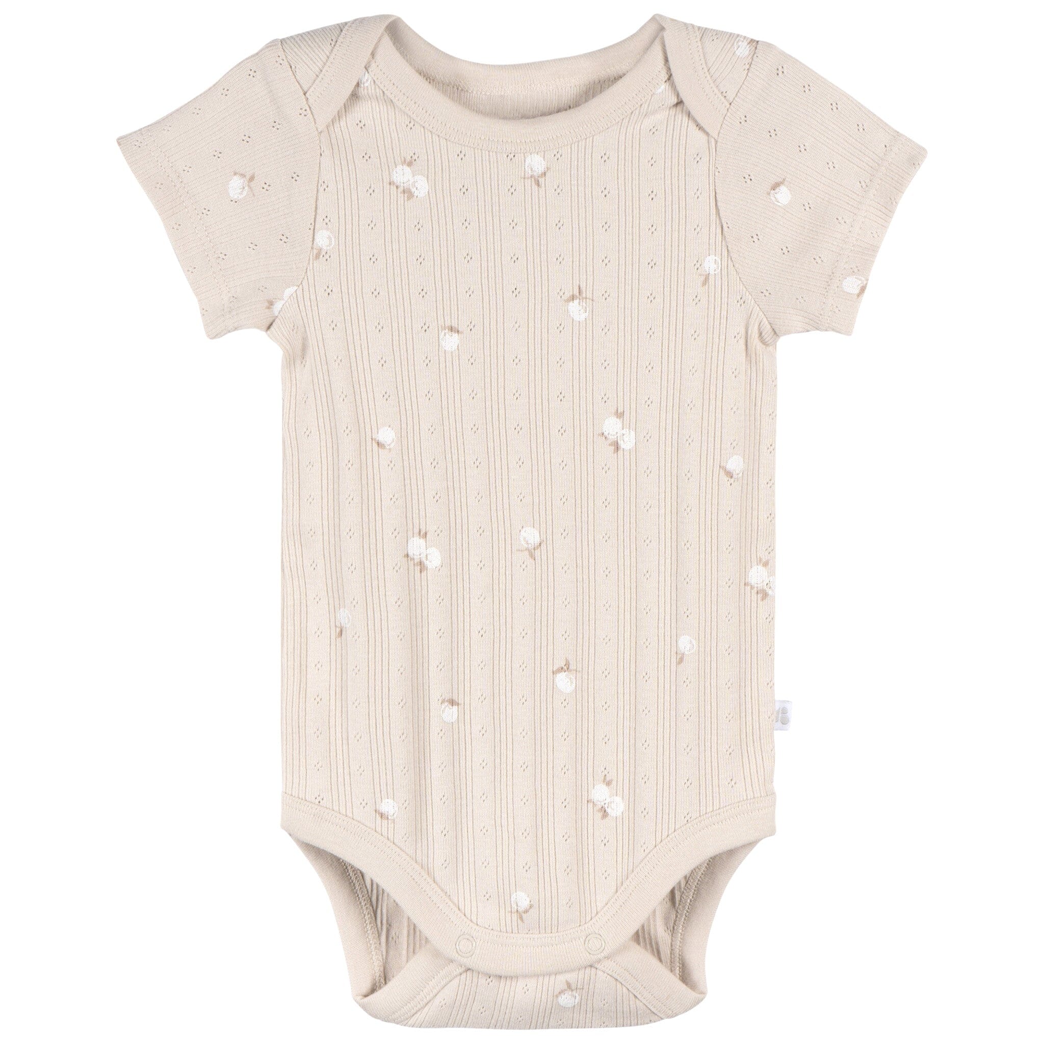 3-Pack Baby Neutral Tan Trees Bodysuits - Image 2