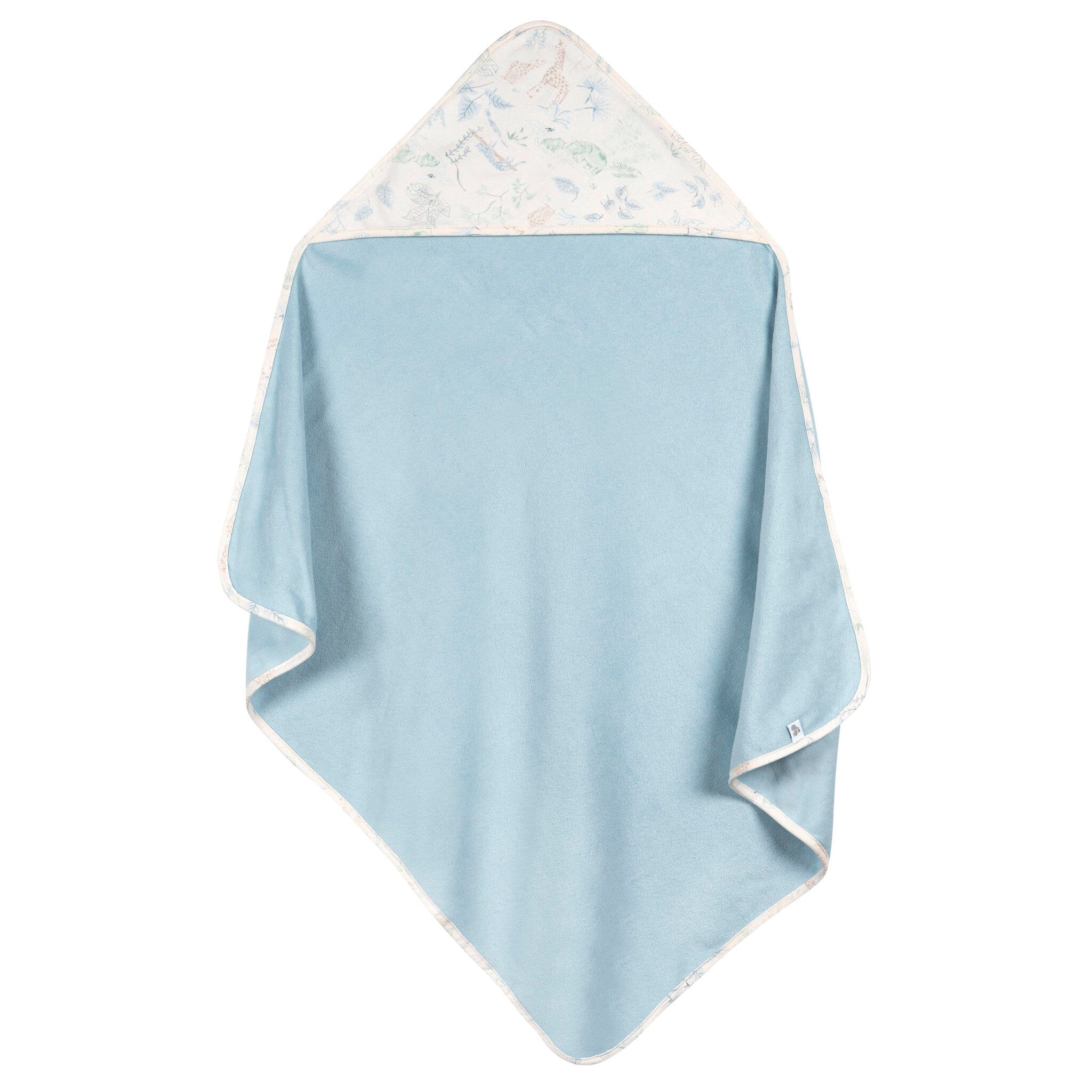 3-Pack Baby Boys Blue Hooded Towels - Image 5