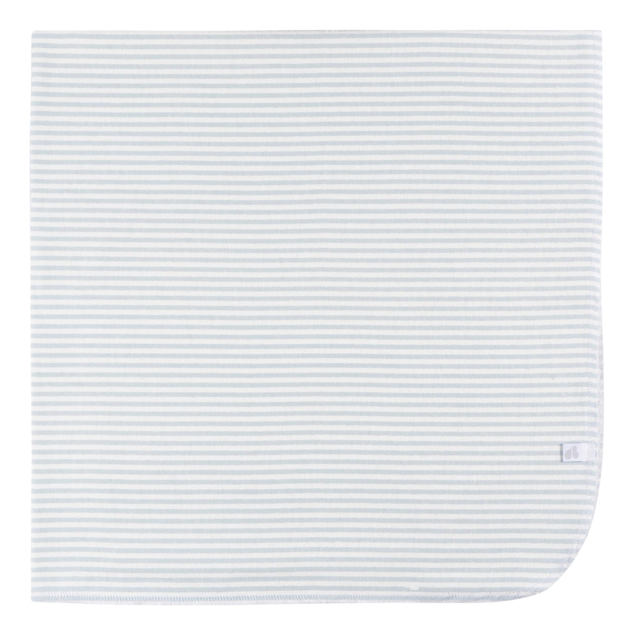 4-Pack Baby Boys Blue Leaf Cotton Flannel Blankets - Image 2