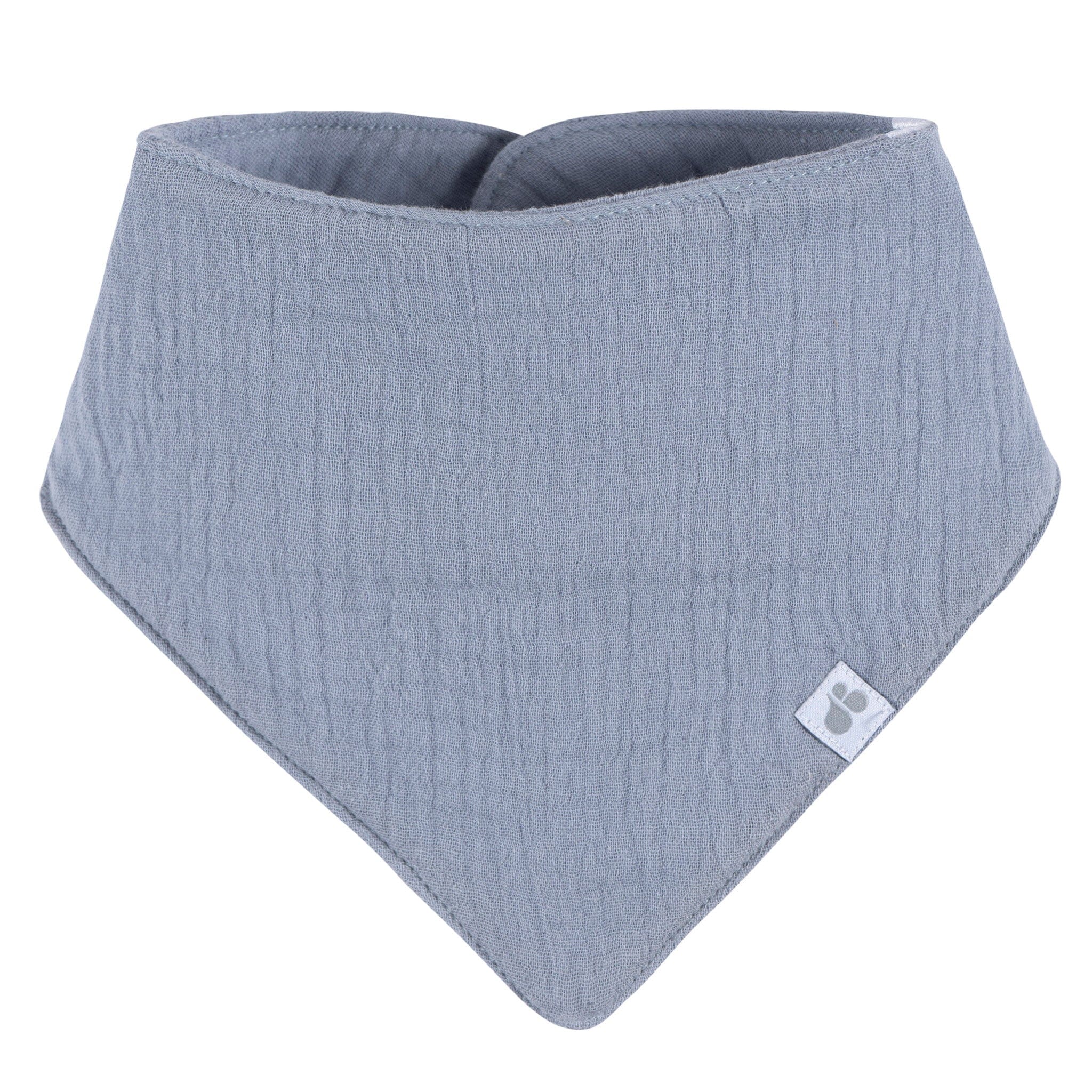 4-Pack Baby Boys Blue Multi Bandana Bibs - Image 2