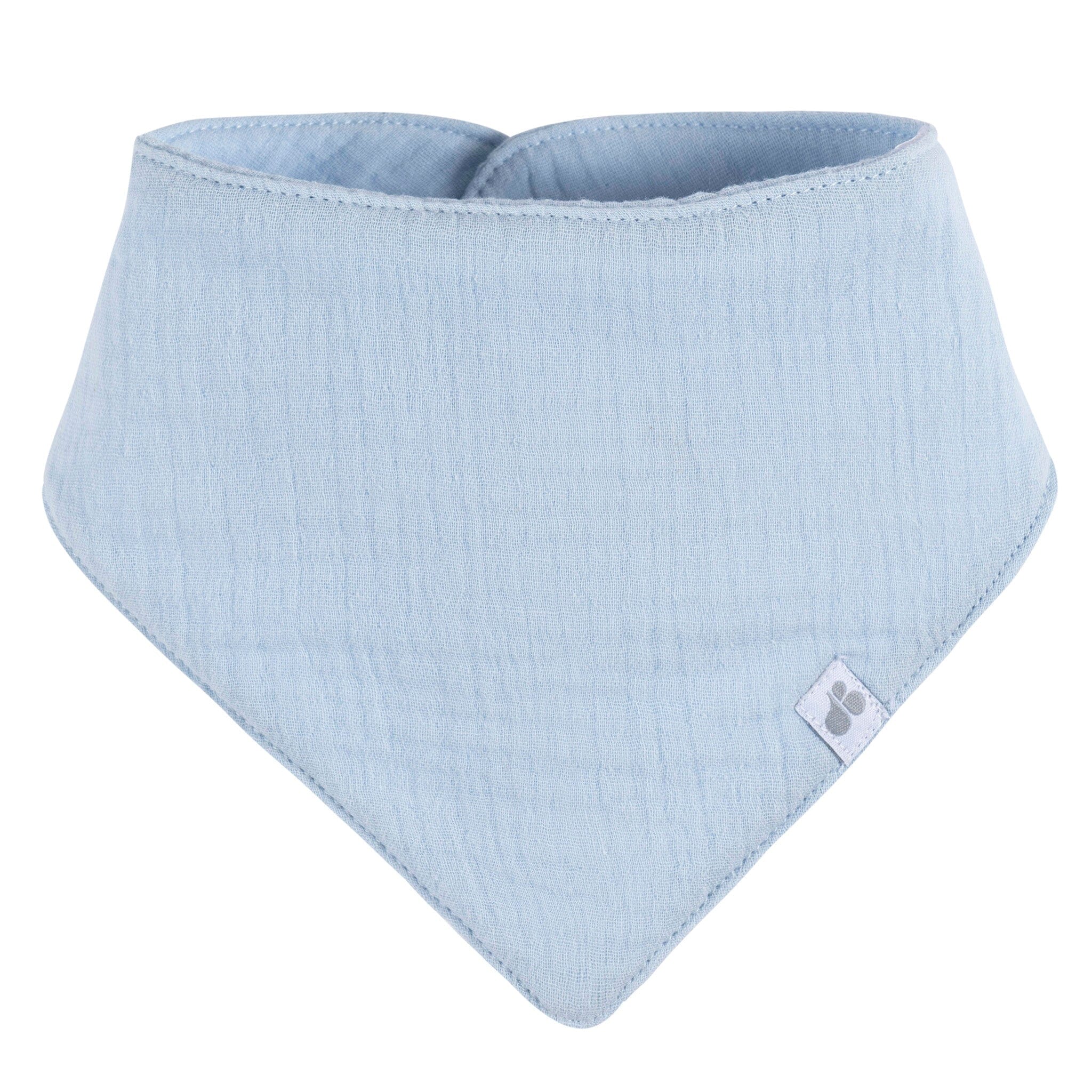 4-Pack Baby Boys Blue Multi Bandana Bibs - Image 5