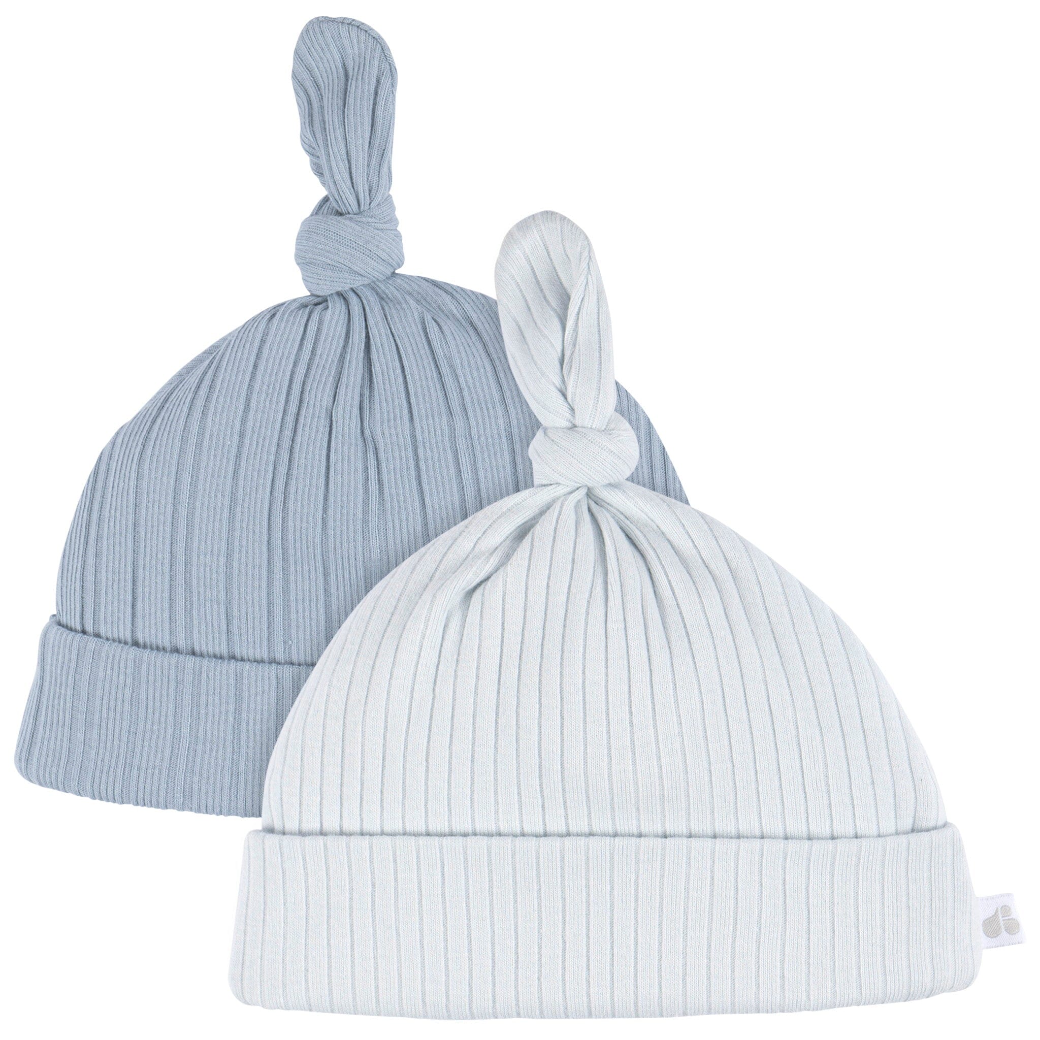 4-Piece Baby Boys Blue Hat and Mitten Set - Image 3