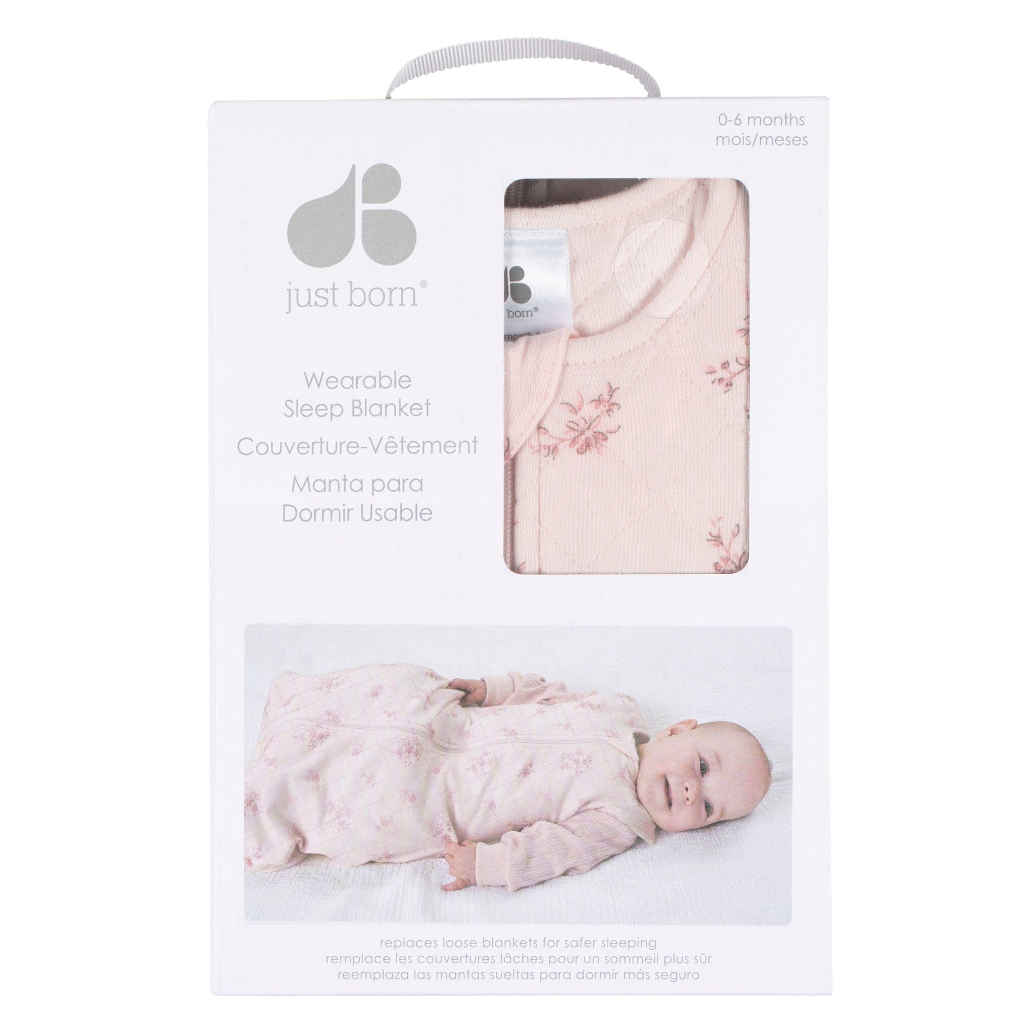 Baby Girls Pink Wearable Blanket - Image 3