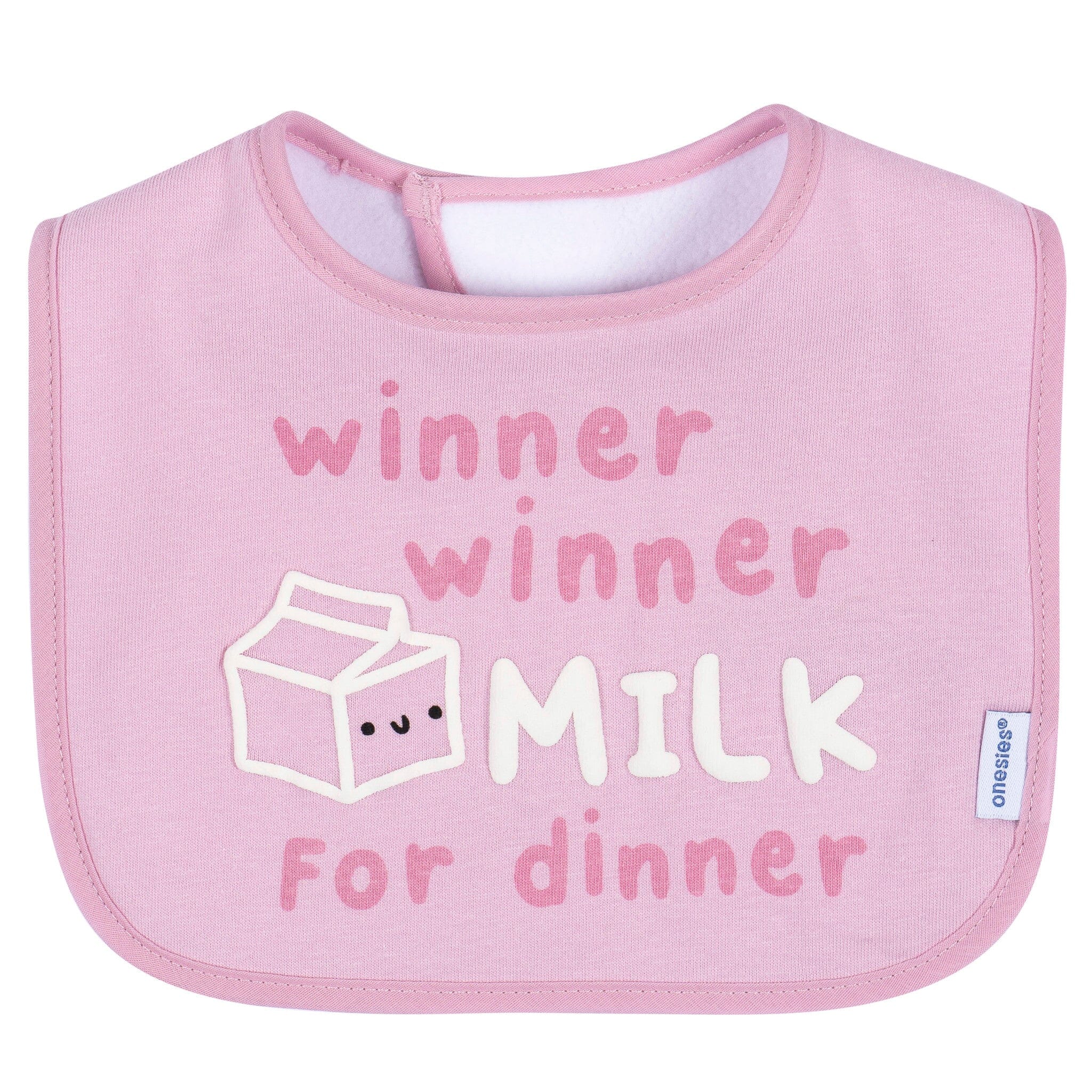 8-Pack Baby Girls Super Happy Drooling Bibs - Image 2