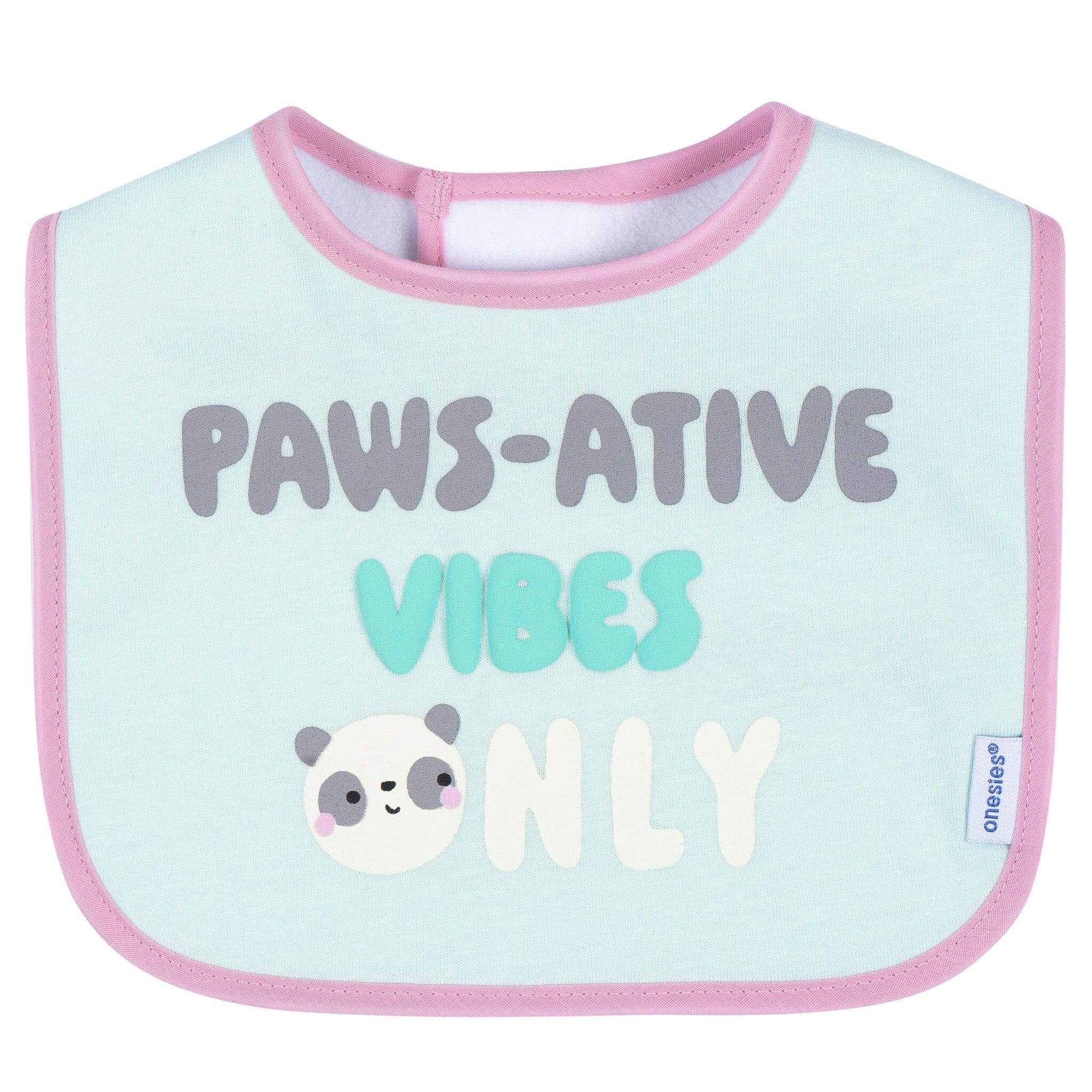 8-Pack Baby Girls Super Happy Drooling Bibs - Image 8