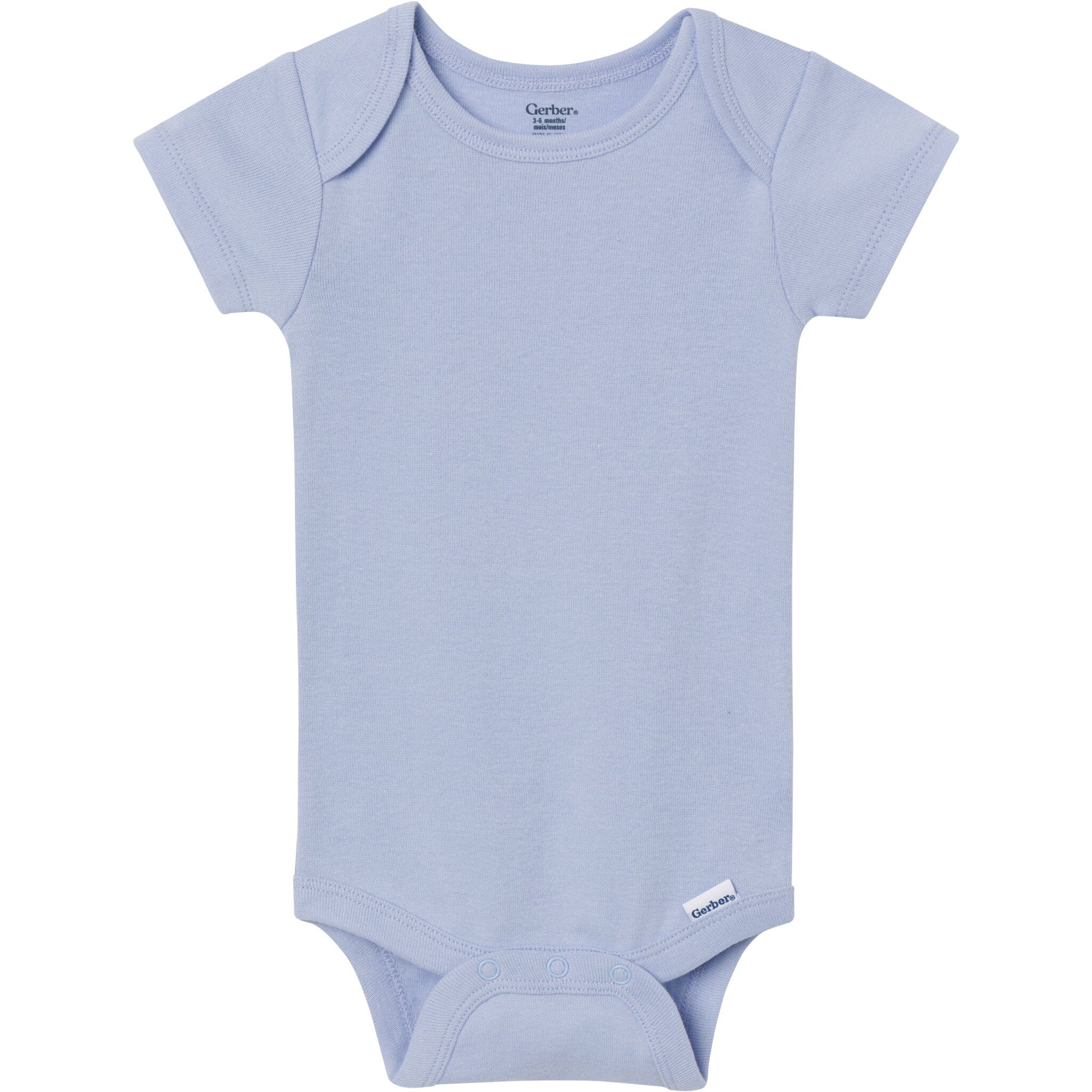 5-Pack Baby Neutral Classic Solids Short Sleeve Bodysuits - Image 2