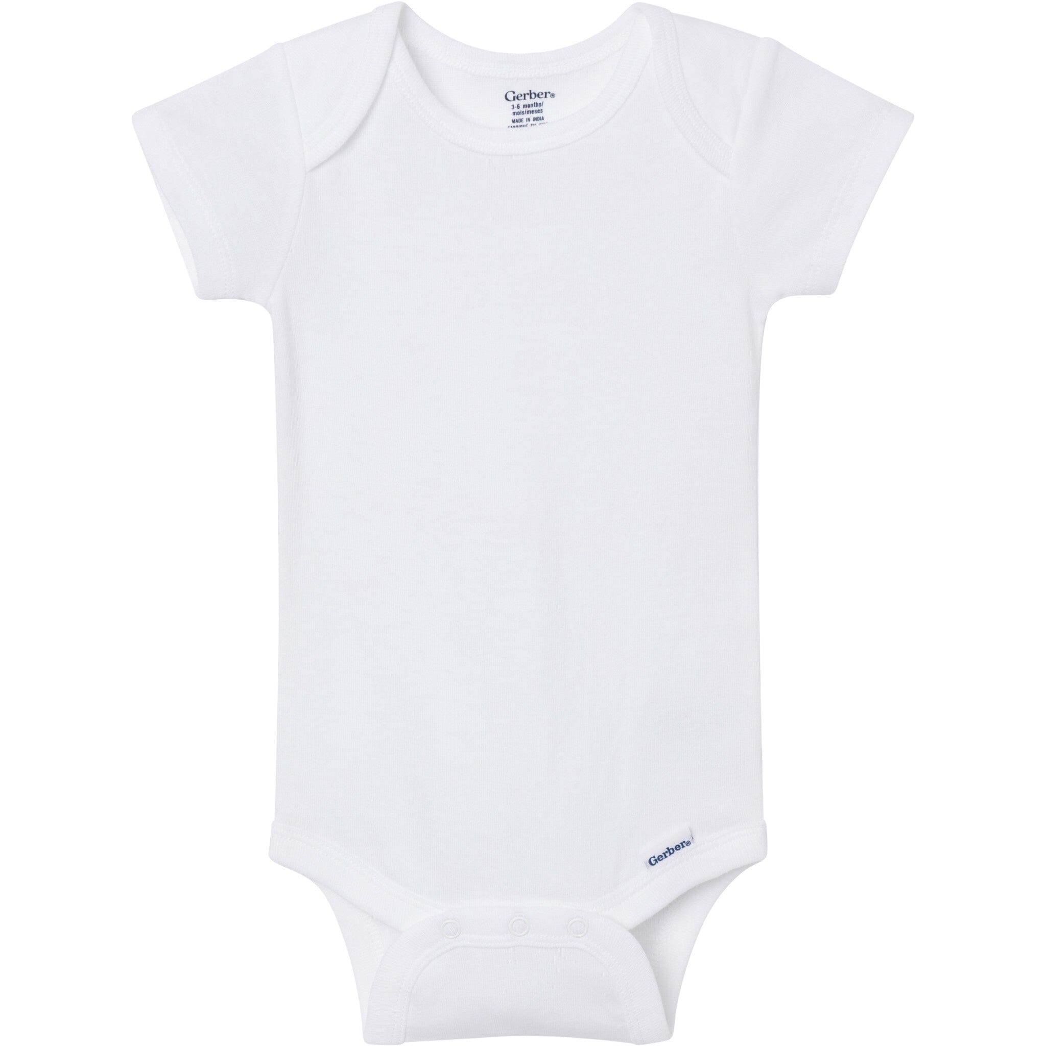 5-Pack Baby Neutral Classic Solids Short Sleeve Bodysuits - Image 6