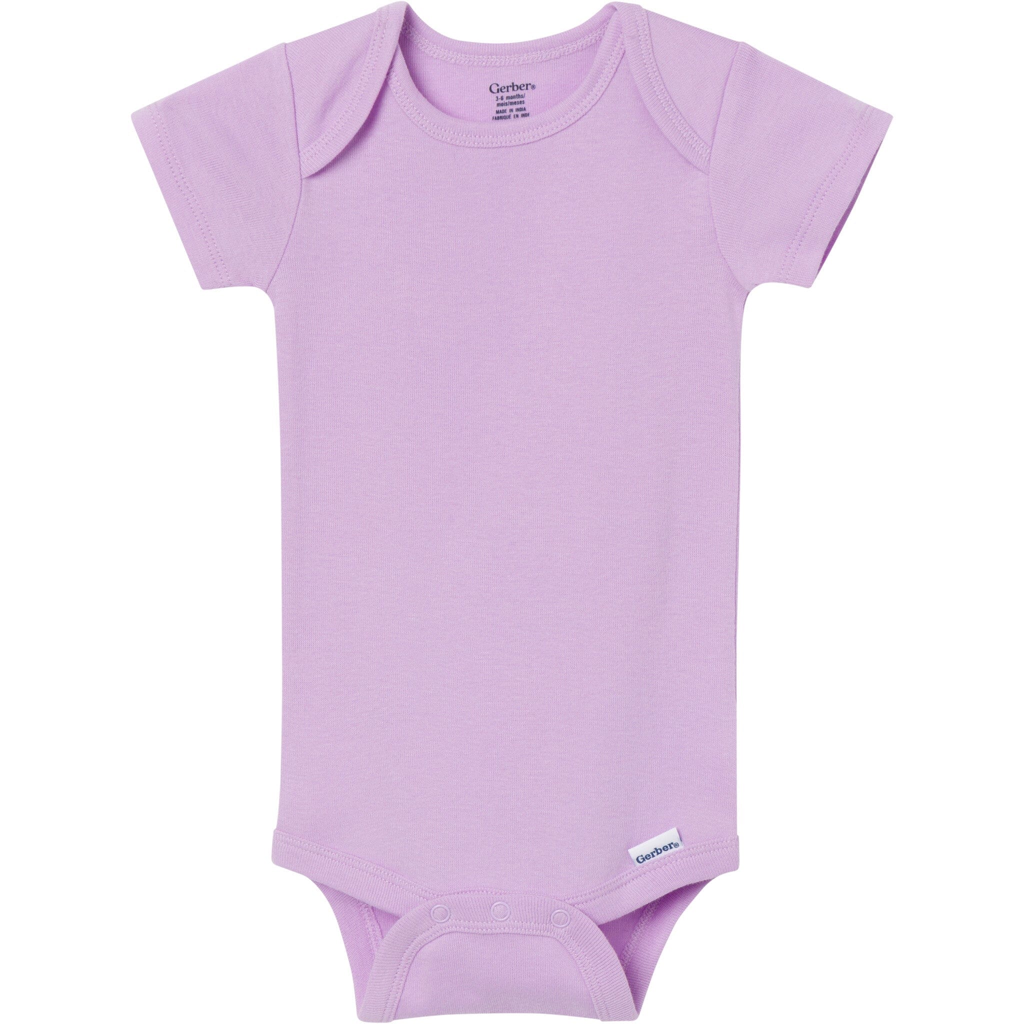 5-Pack Baby Girls Pastels Short Sleeve Bodysuits - Image 8
