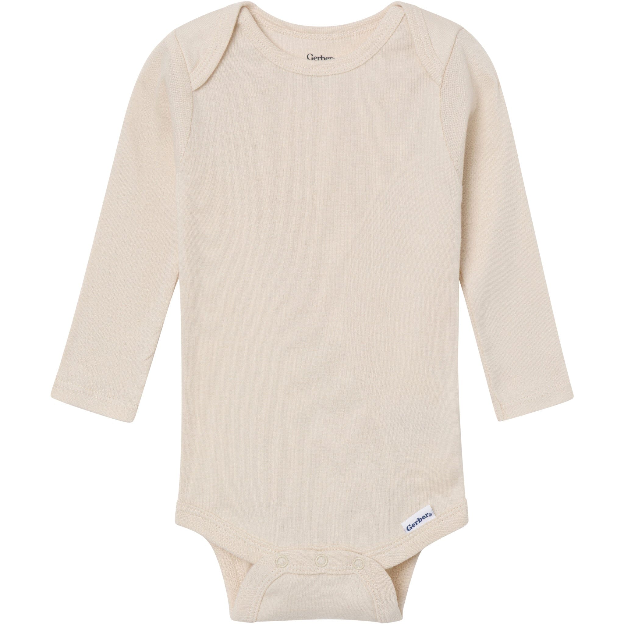 6-Pack Baby Neutral Gray, Black and Brown Long Sleeve Bodysuits - Image 6