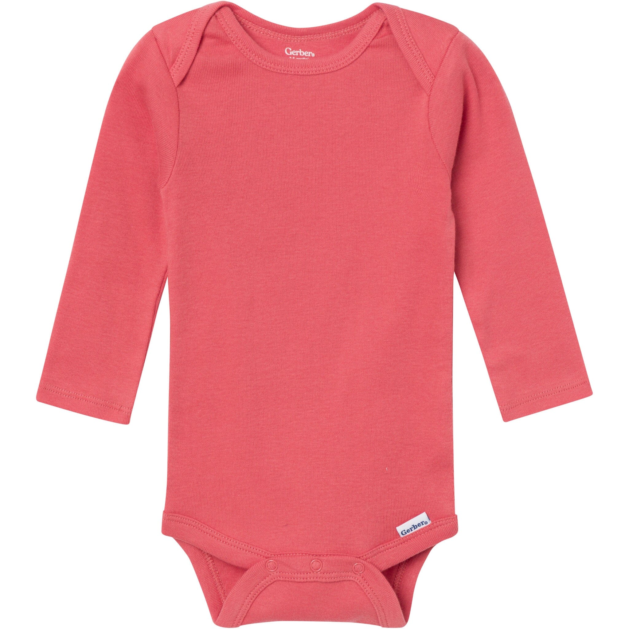 6-Pack Baby Girls Pink, Purple and Green Long Sleeve Bodysuits - Image 10