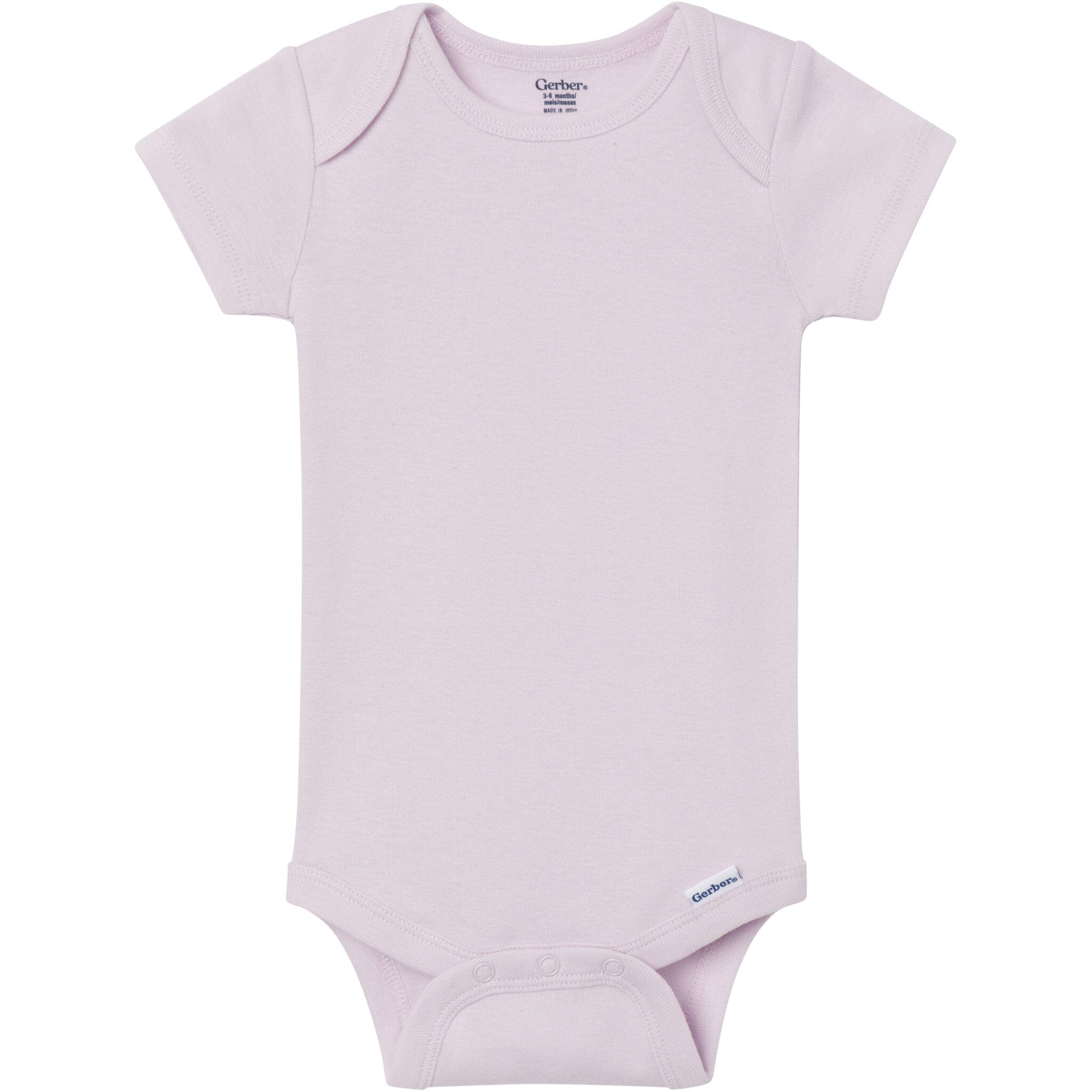 8-Pack Baby Girls Rainbow Short Sleeve Bodysuits - Image 11