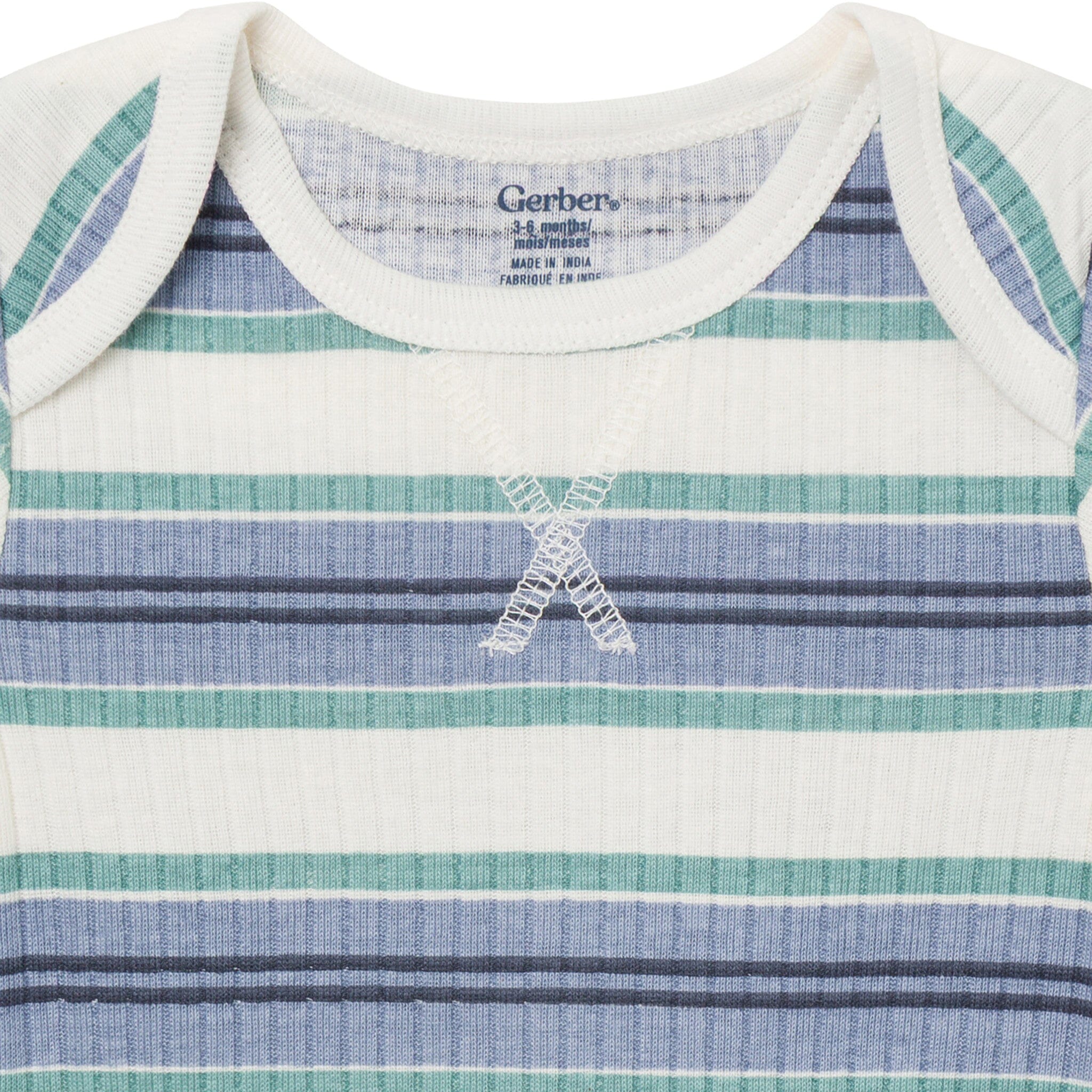 4-Pack Baby Boys Catch Me Fishing Short Sleeve Bodysuits - Image 6
