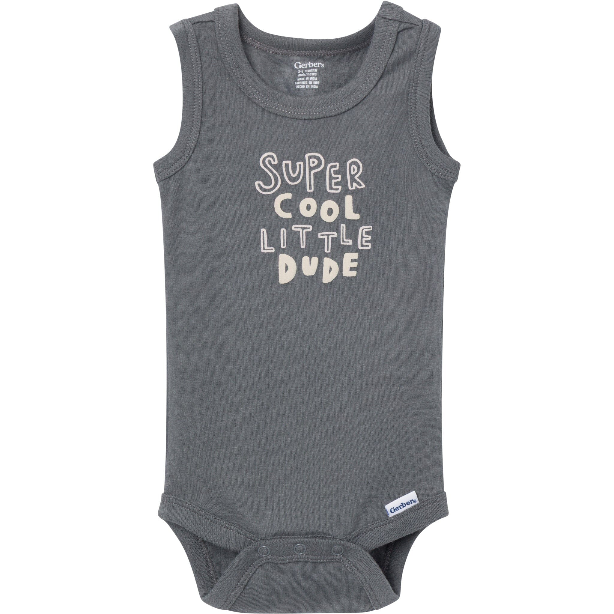 4-Pack Baby Boys Surfer Dude Sleeveless Bodysuits - Image 7