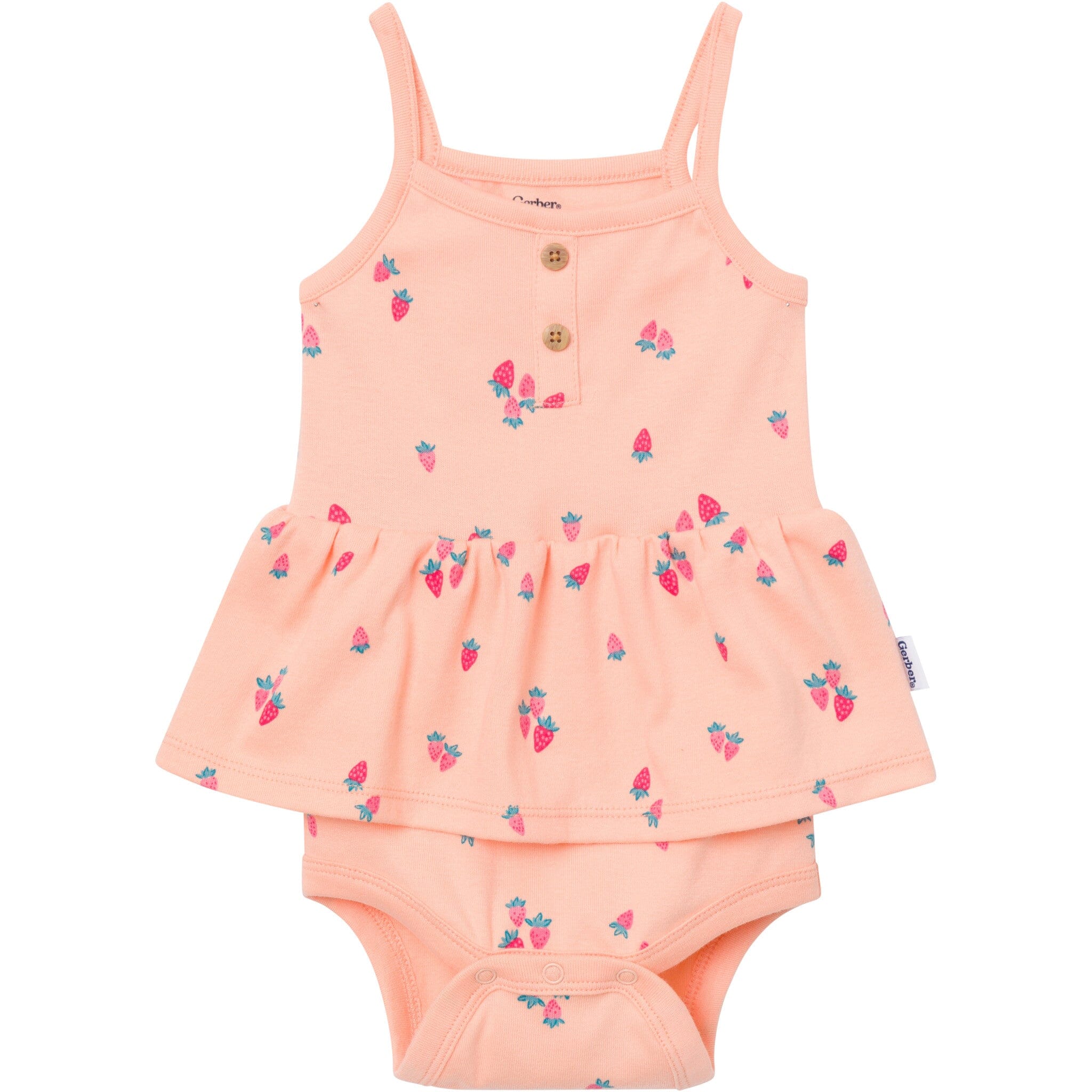 4-Pack Baby Girls Berries Sleeveless Bodysuits - Image 2