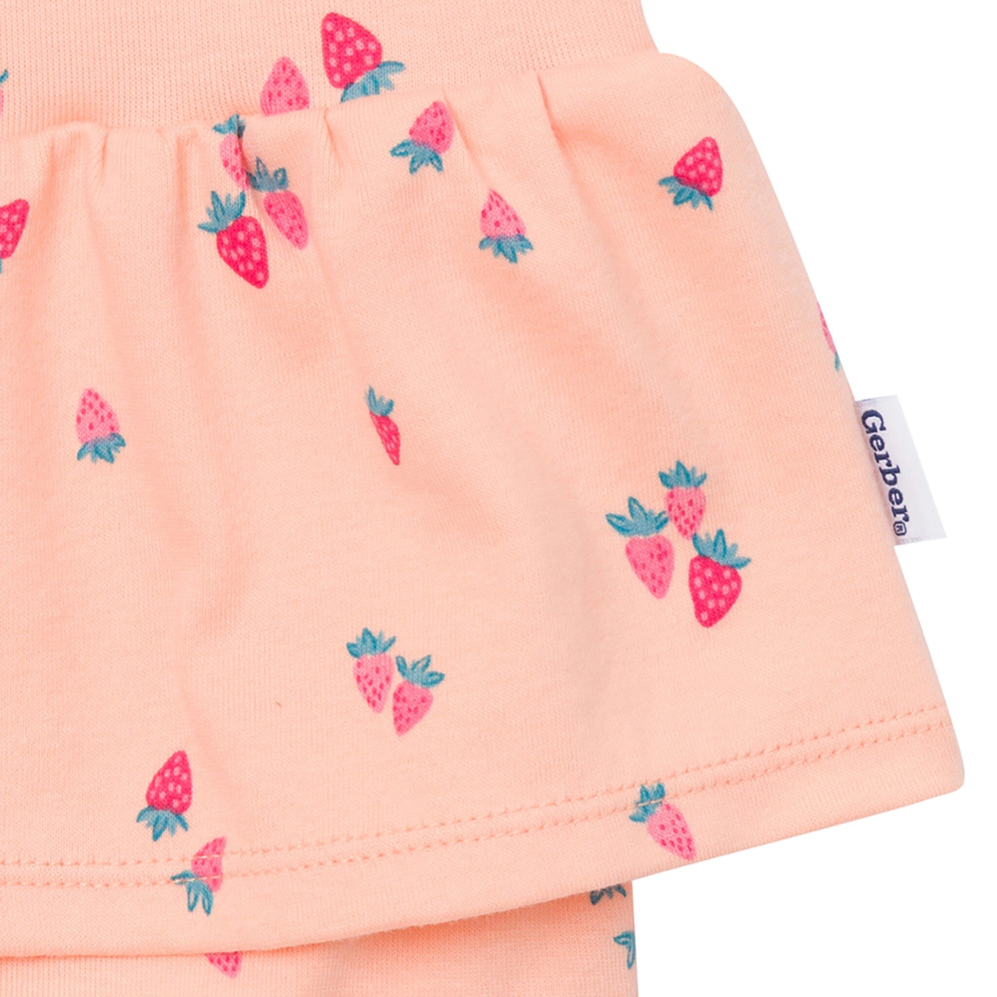 4-Pack Baby Girls Berries Sleeveless Bodysuits - Image 4