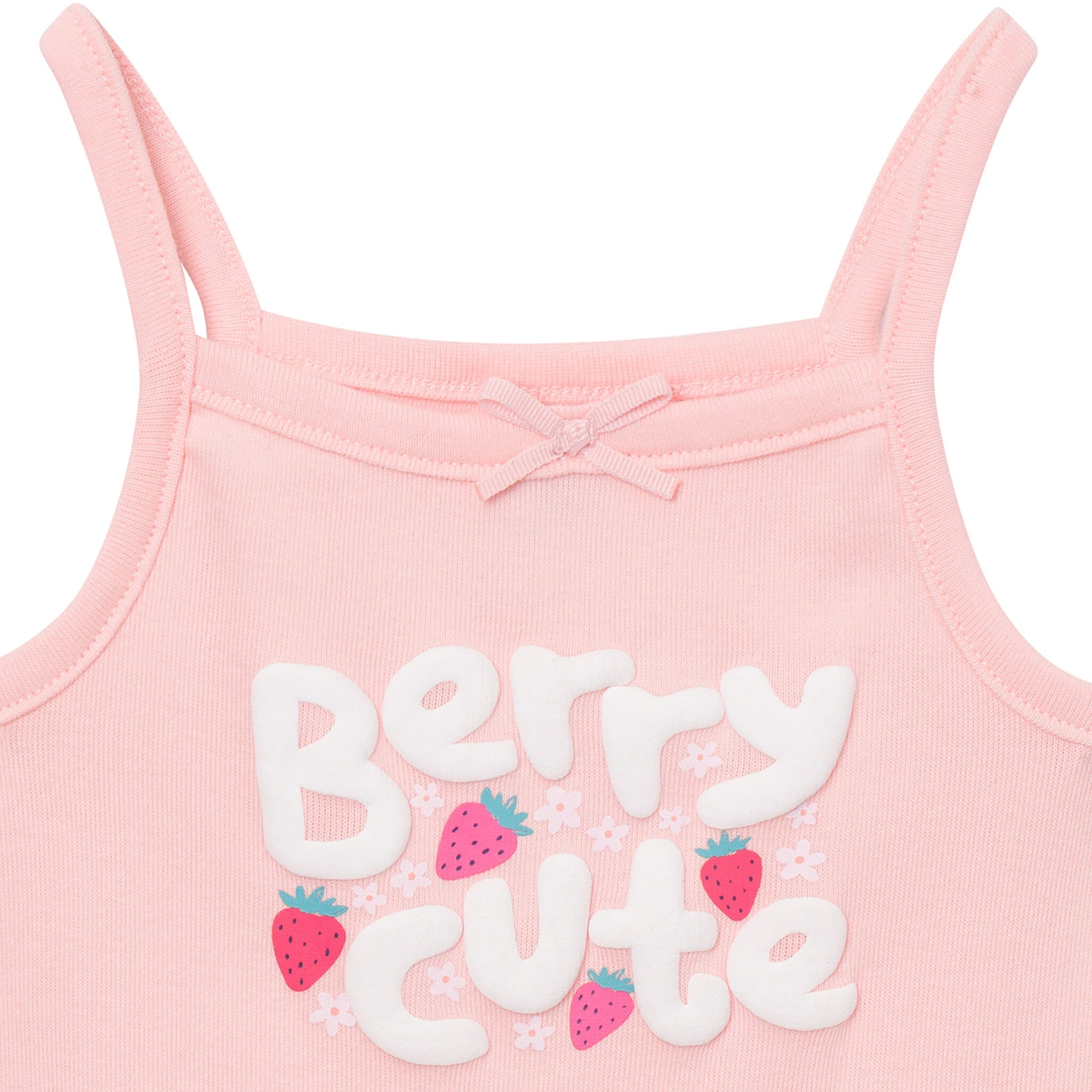 4-Pack Baby Girls Berries Sleeveless Bodysuits - Image 9