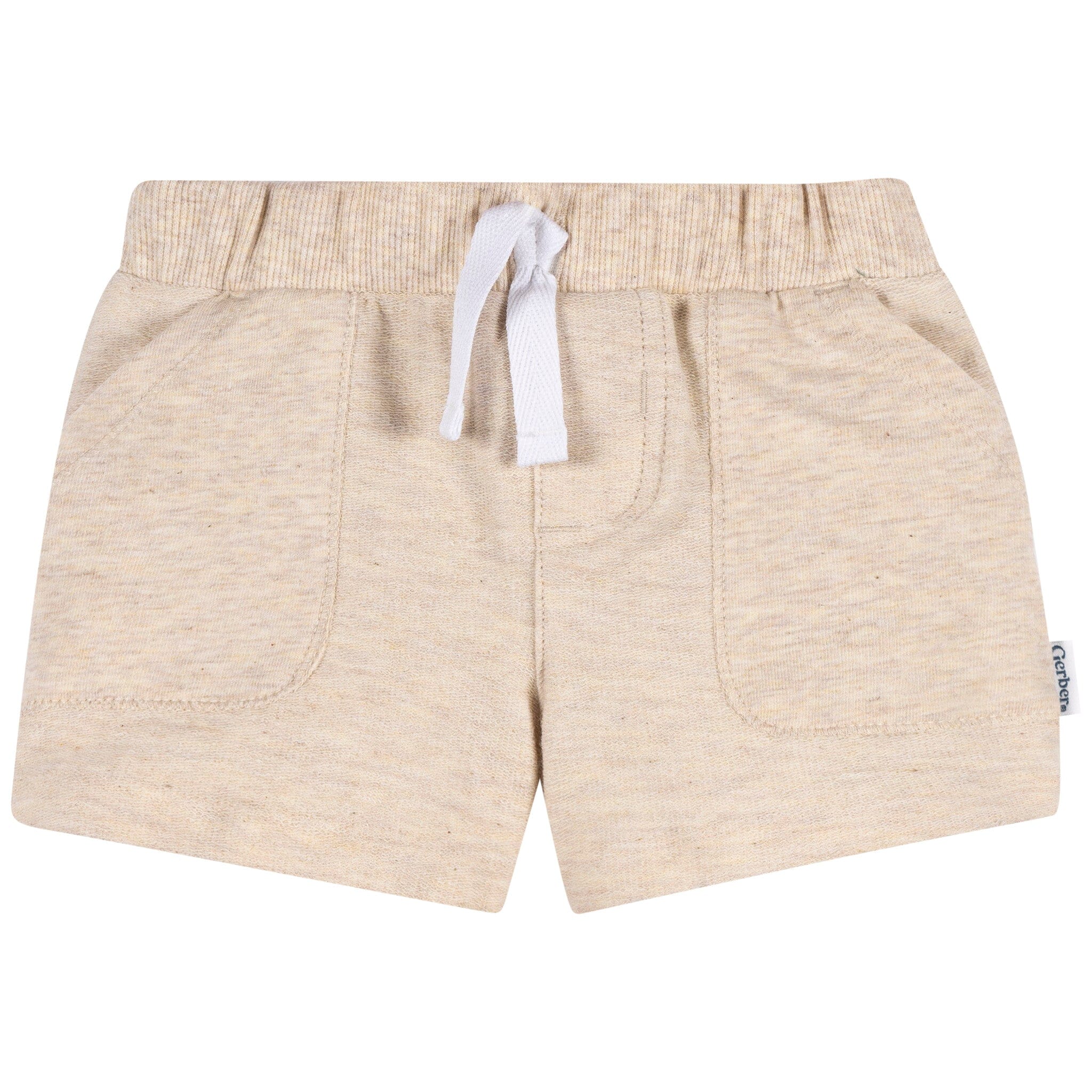2-Pack Baby & Toddler Boys Green & Tan Knit Shorts - Image 6