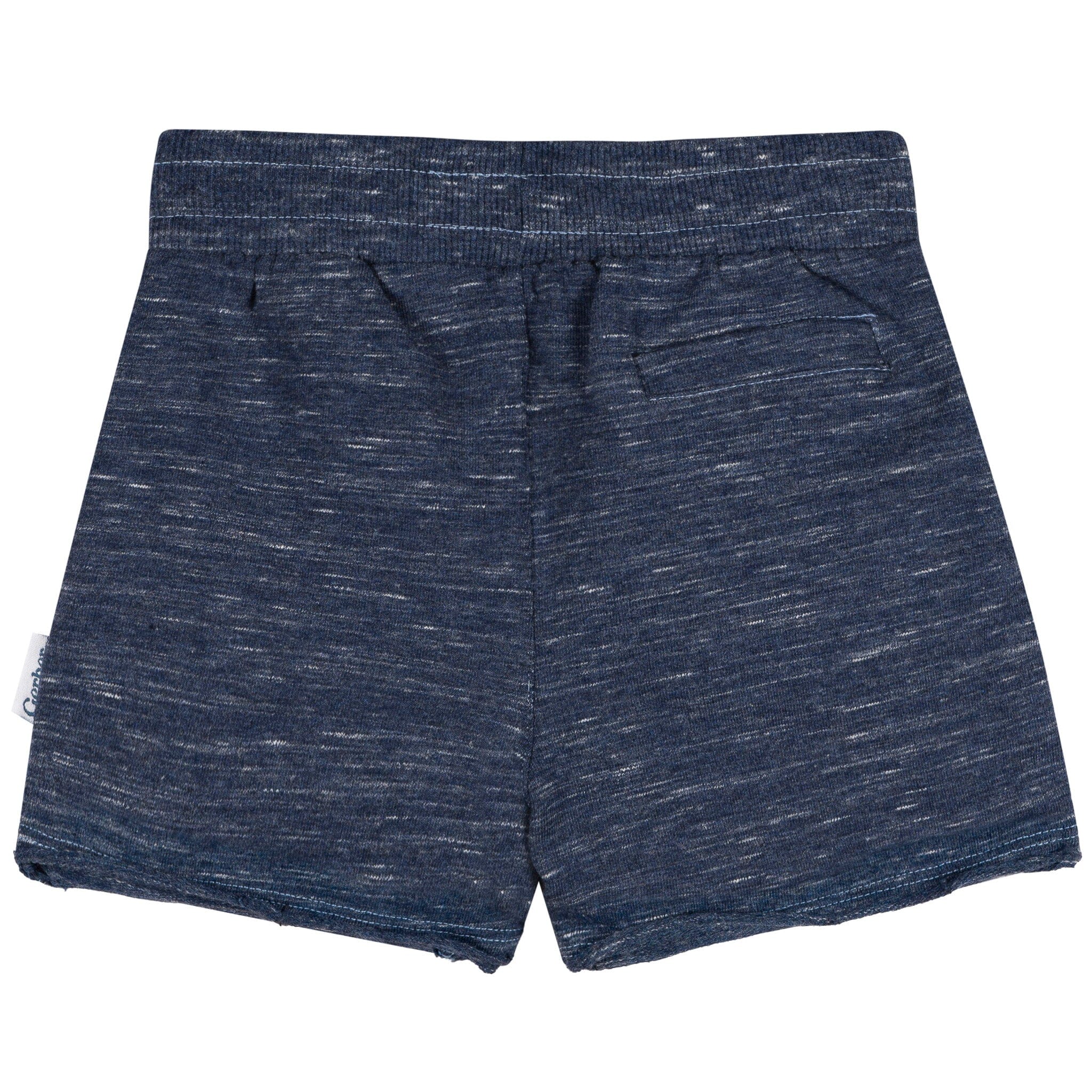 2-Pack Baby & Toddler Boys Blue Raw Edge Knit Shorts - Image 5