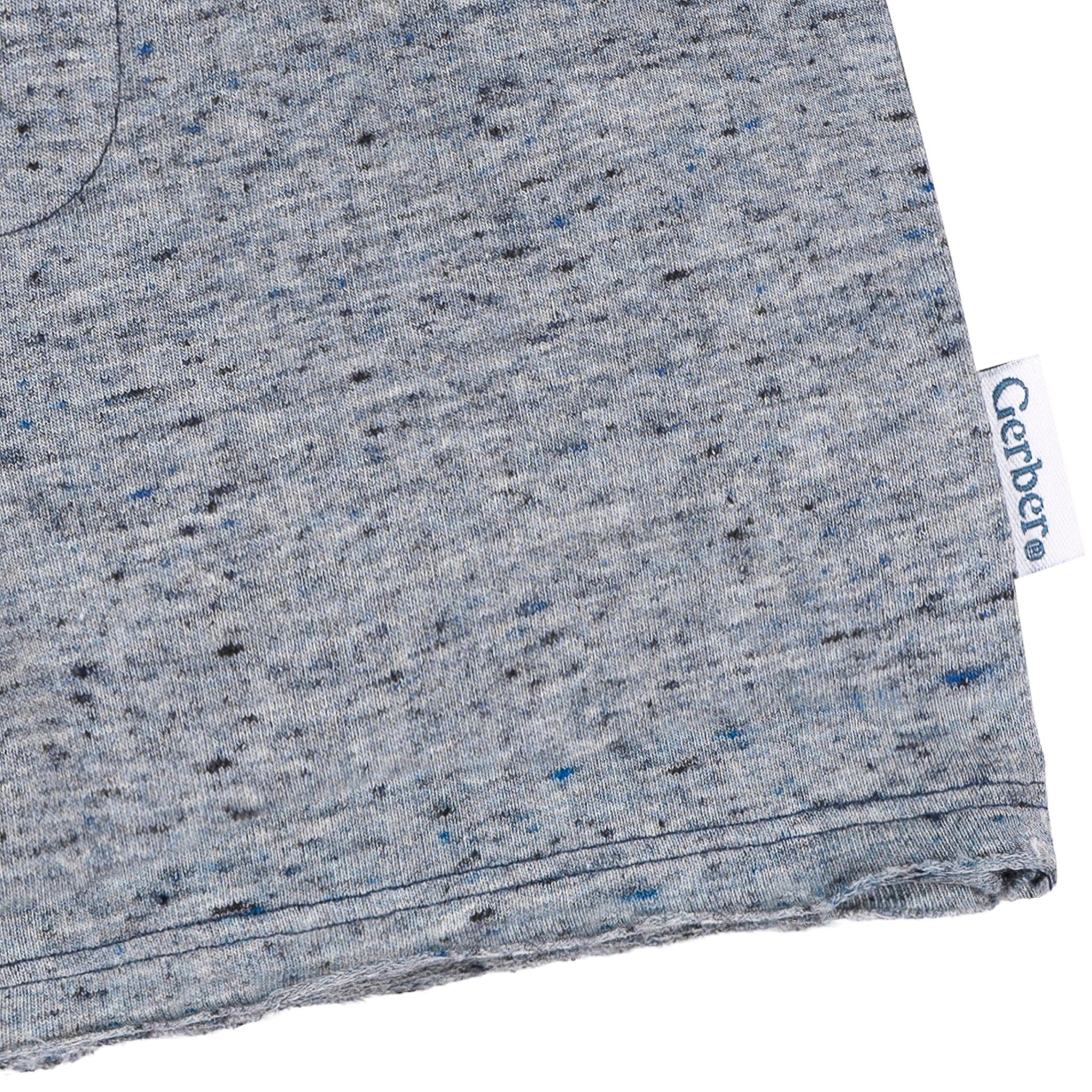 2-Pack Baby & Toddler Boys Blue Raw Edge Knit Shorts - Image 9