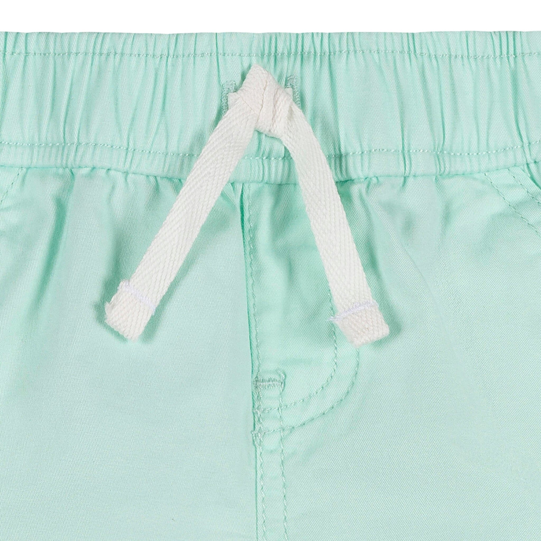 2-Pack Baby & Toddler Boys Green & Blue Twill Shorts - Image 6