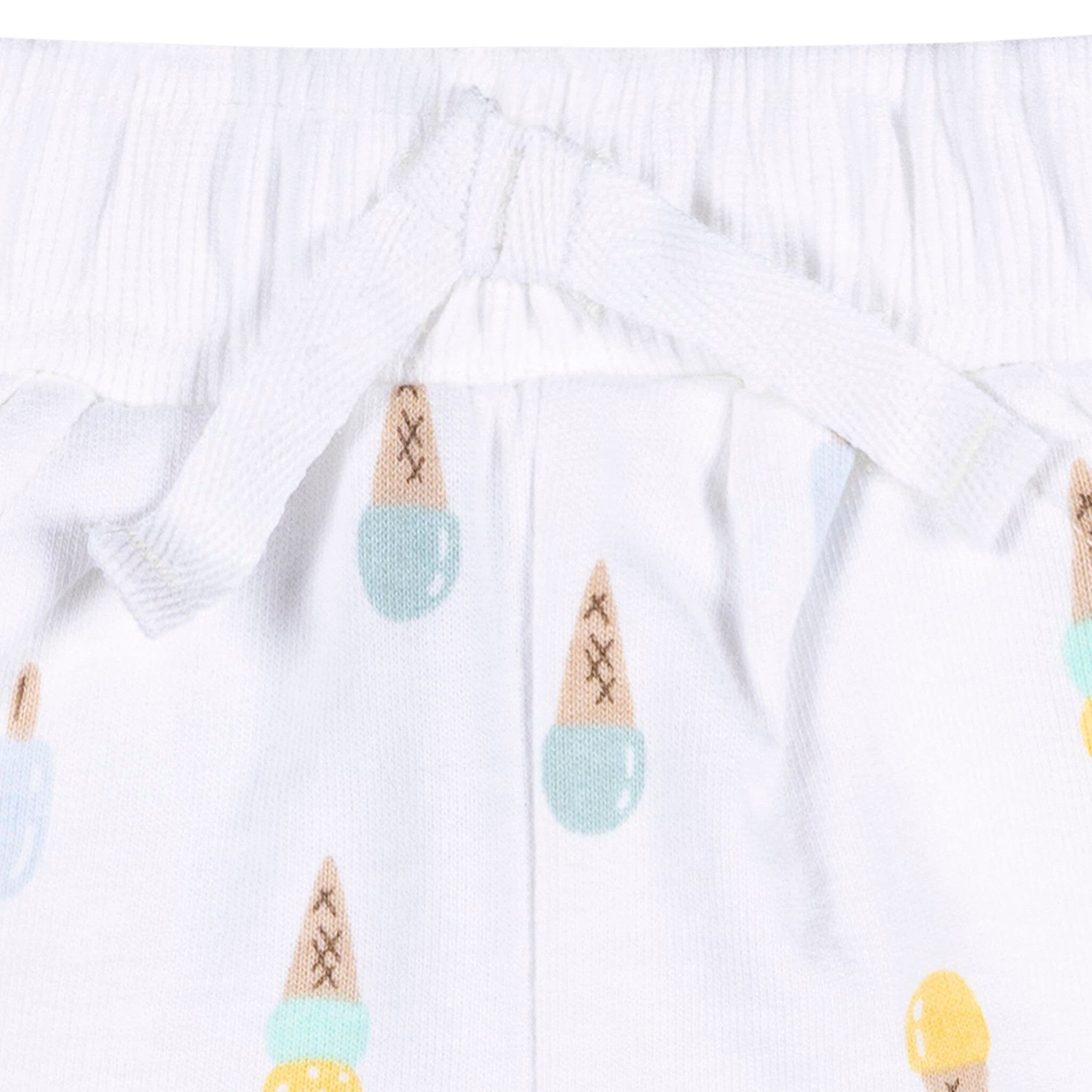 3-Piece Baby & Toddler Girls Ice Cream Knit Shorts - Image 11