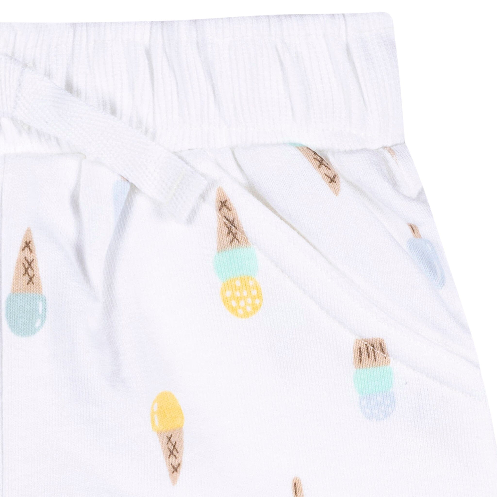 3-Piece Baby & Toddler Girls Ice Cream Knit Shorts - Image 12