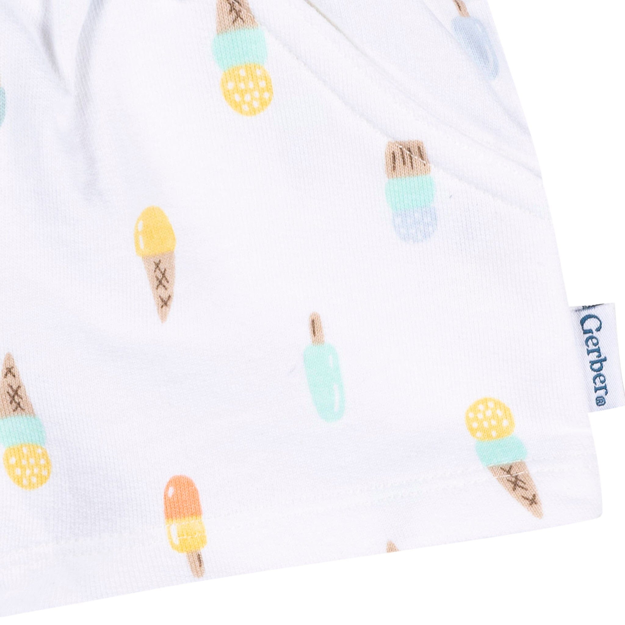 3-Piece Baby & Toddler Girls Ice Cream Knit Shorts - Image 13