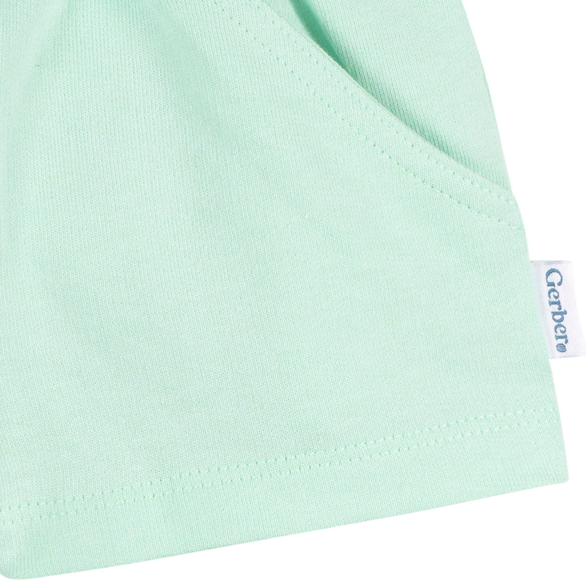 3-Piece Baby & Toddler Girls Ice Cream Knit Shorts - Image 9